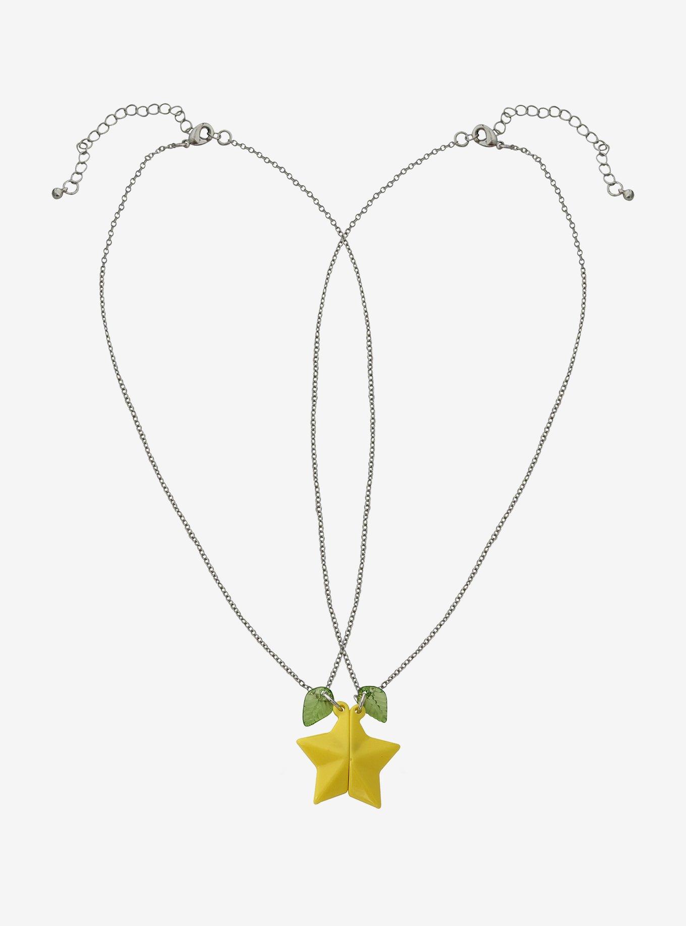 Her Universe Disney Kingdom Hearts Paopu Fruit Best Friend Necklace Set, , hi-res