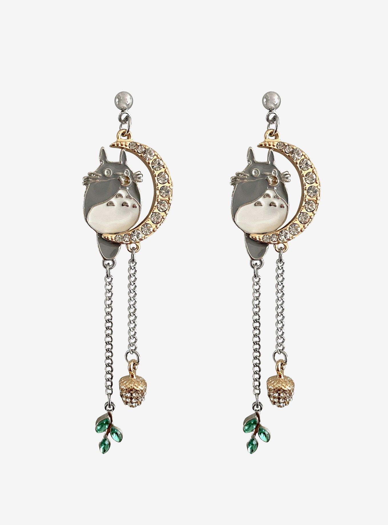 Studio Ghibli® My Neighbor Totoro Bling Moon Earrings, , hi-res