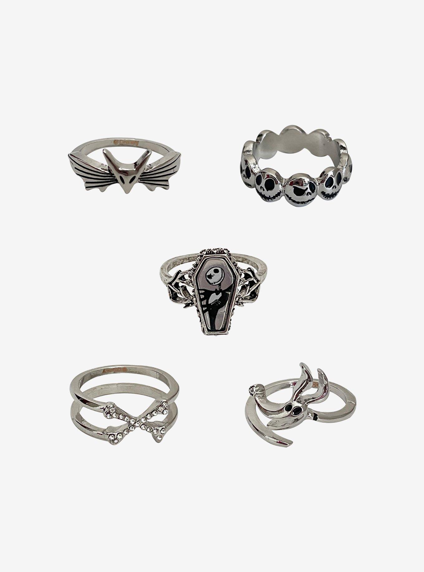Her Universe The Nightmare Before Christmas Jack Ring Set, , alternate