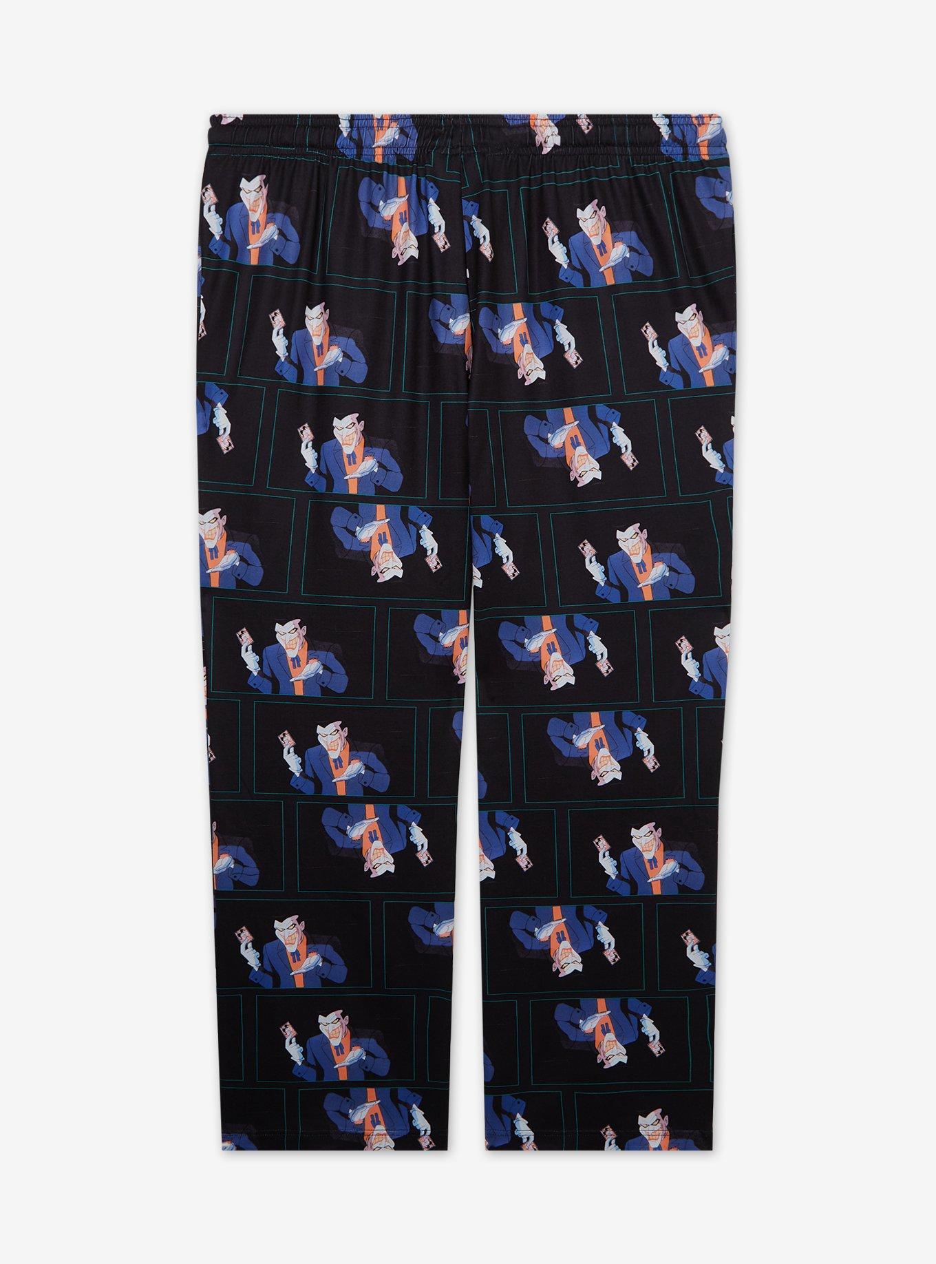 DC Comics Batman Joker Allover Print Women's Plus Size Sleep Pants — BoxLunch Exclusive, , hi-res