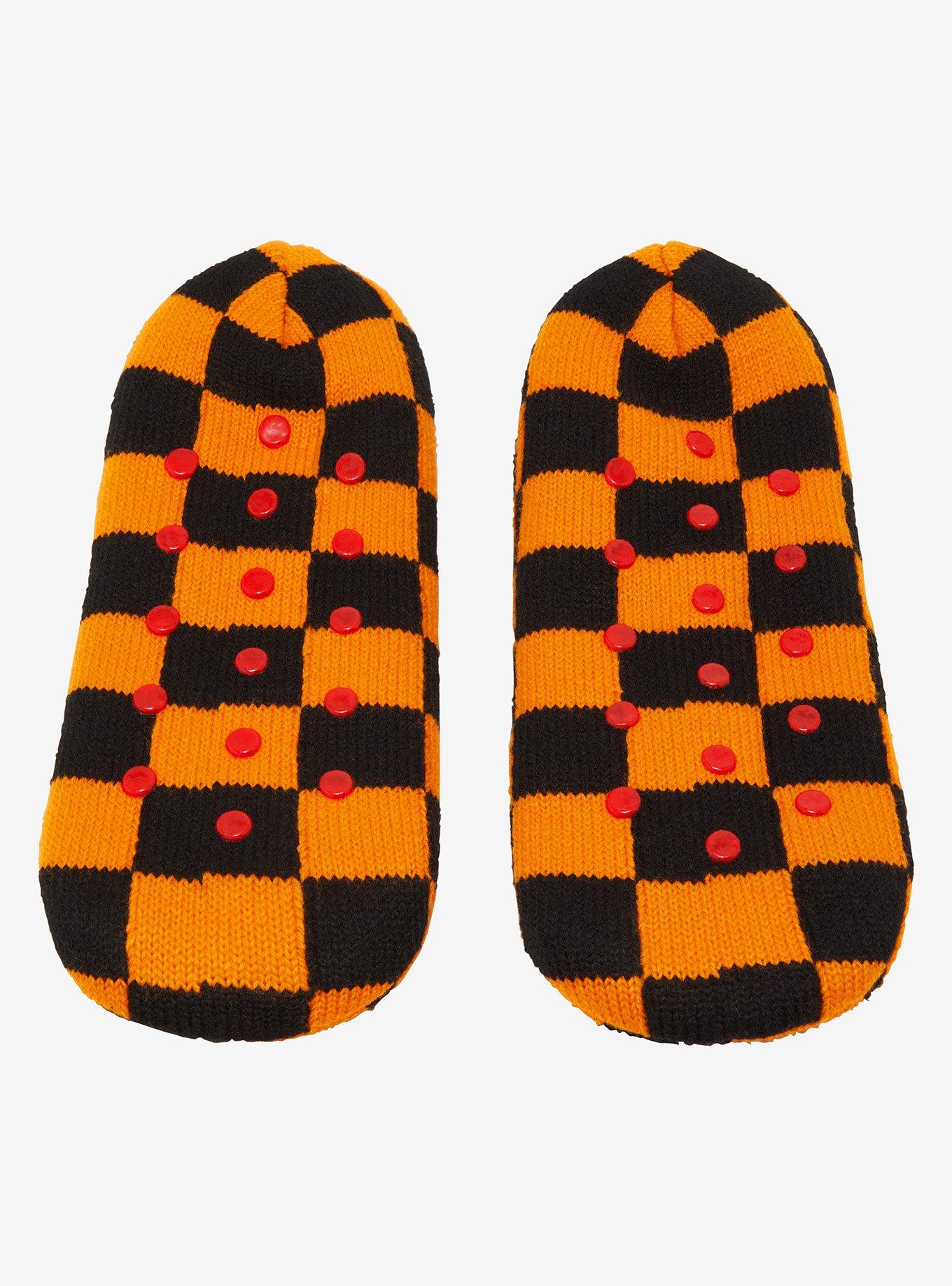 Dragon Ball Z Checkered Dragon Ball Slipper Socks - BoxLunch Exclusive, , alternate