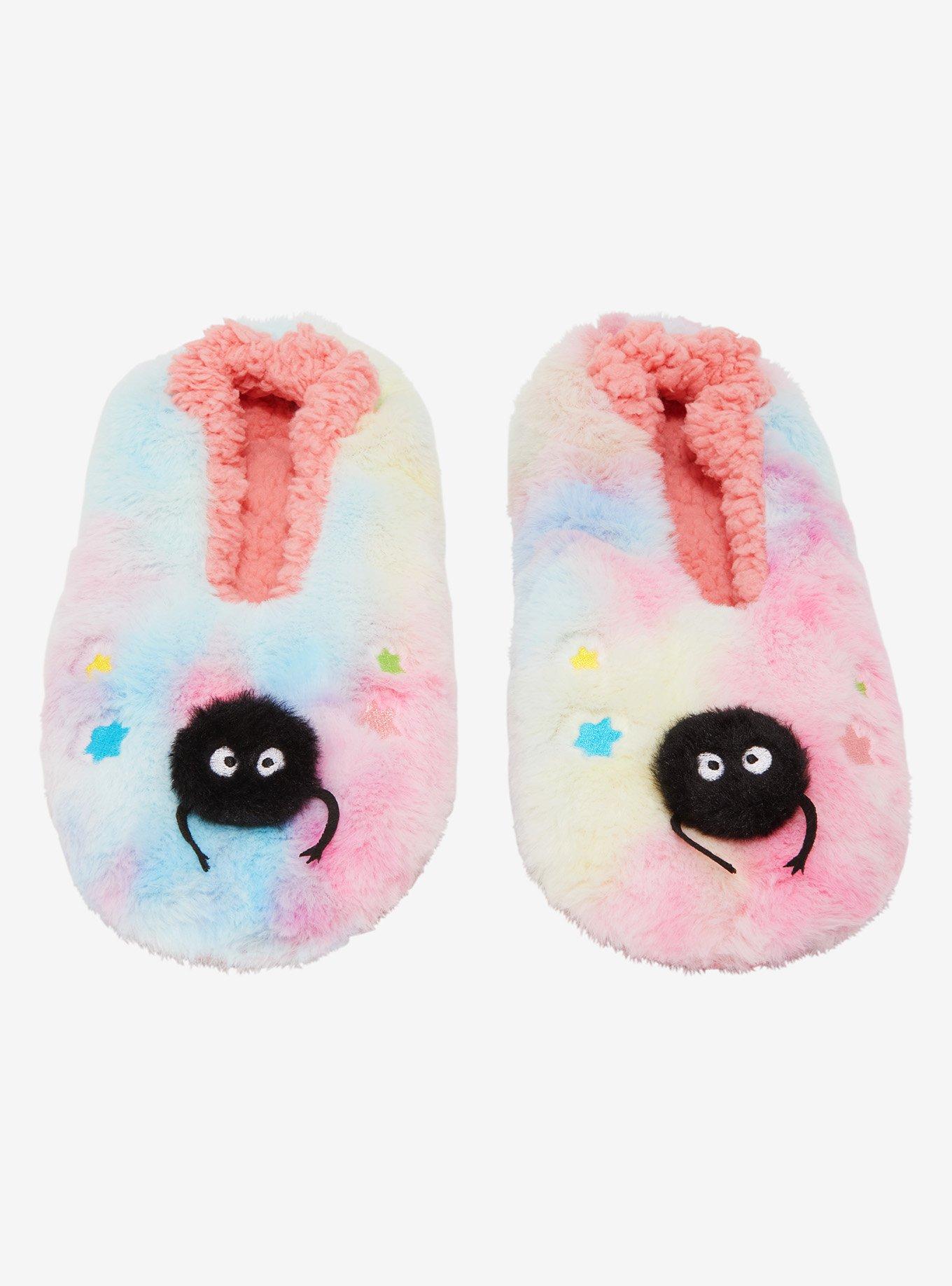 Studio Ghibli Spirited Away Soot Sprites Fuzzy Slipper Socks - BoxLunch Exclusive, , alternate