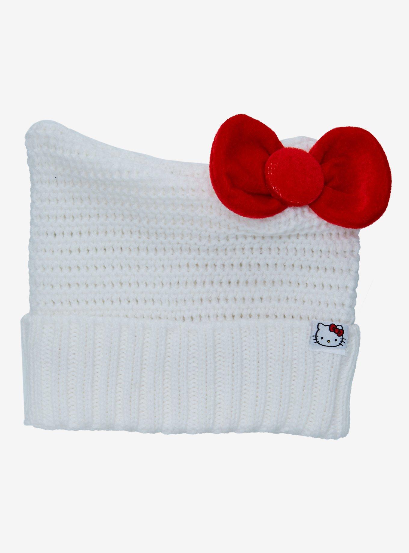 Sanrio Hello Kitty Knit Ears Beanie, , alternate