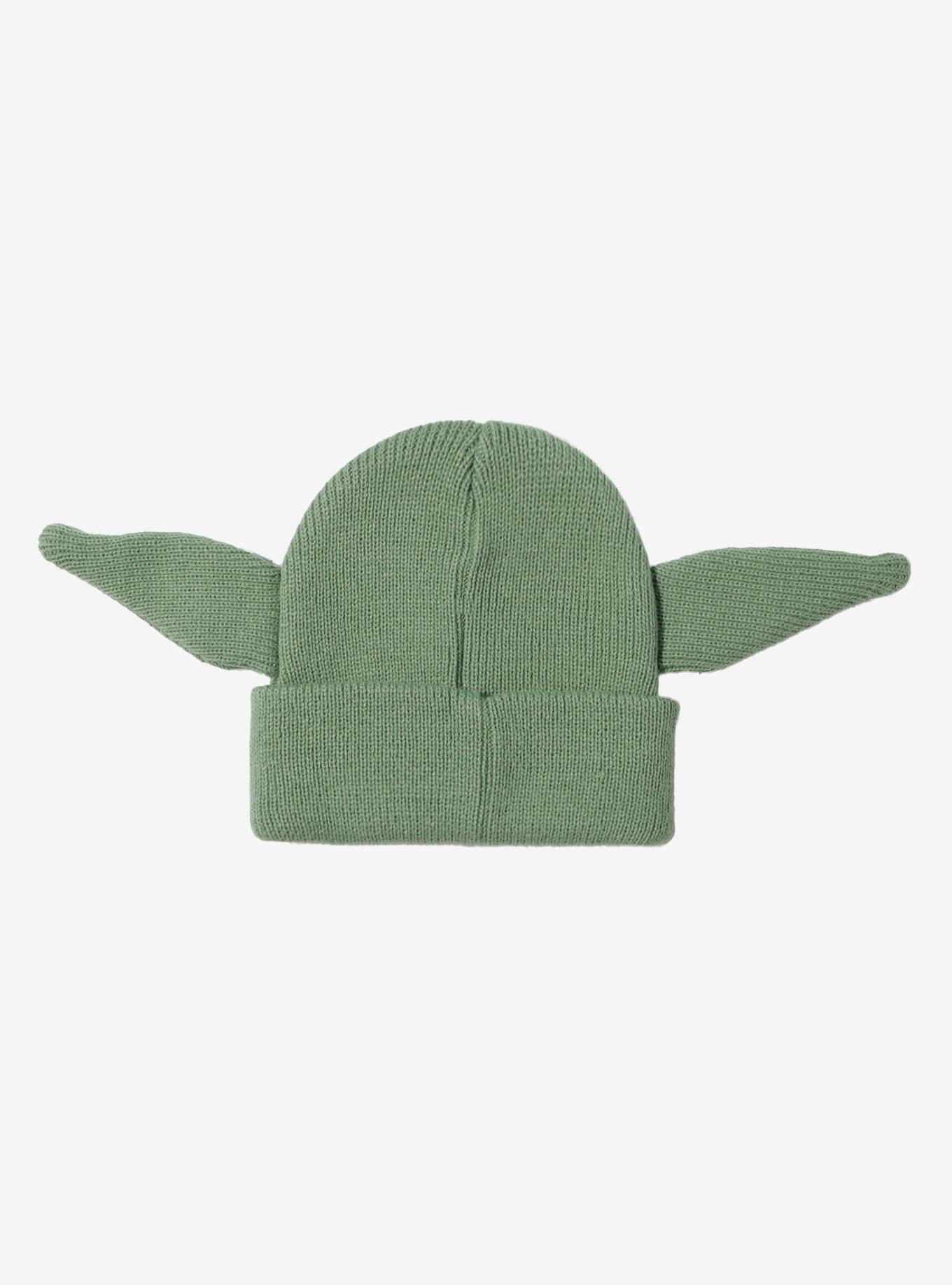 Star Wars Yoda Ears Figural Beanie - BoxLunch Exclusive, , alternate