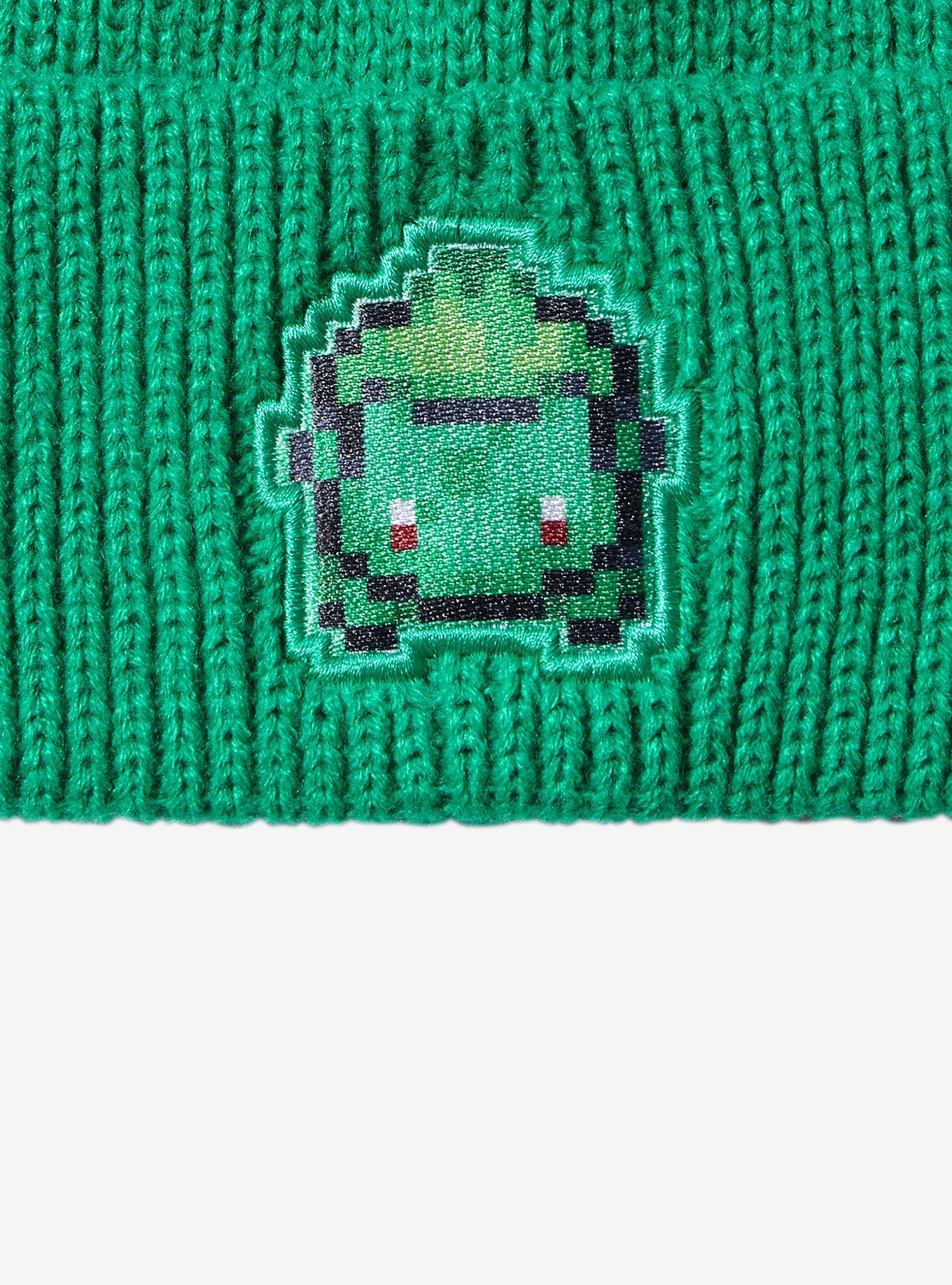 Pokémon Bulbasaur Pixel Knit Beanie — BoxLunch Exclusive, , alternate