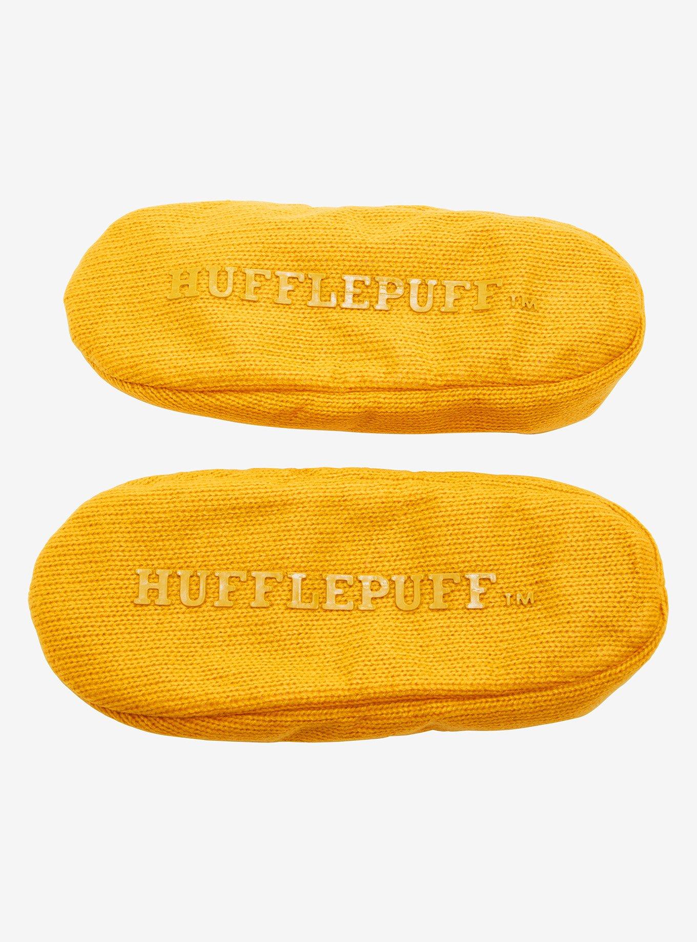 Harry Potter Hufflepuff Alumni Patch Slipper Socks &mdash; BoxLunch Exclusive, , alternate