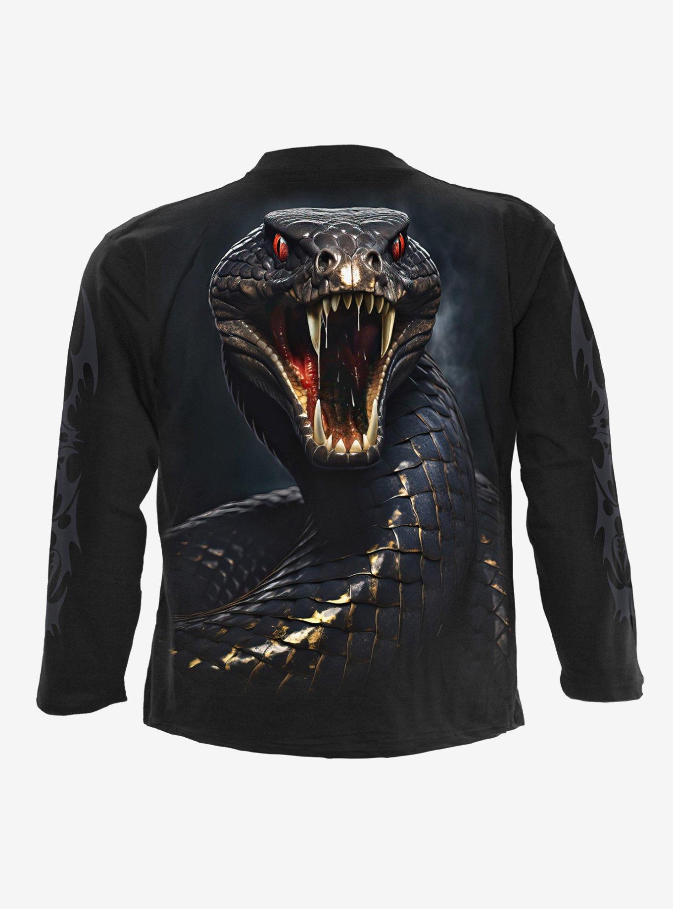 Basilisk Long Sleeve T-Shirt, BLACK, alternate