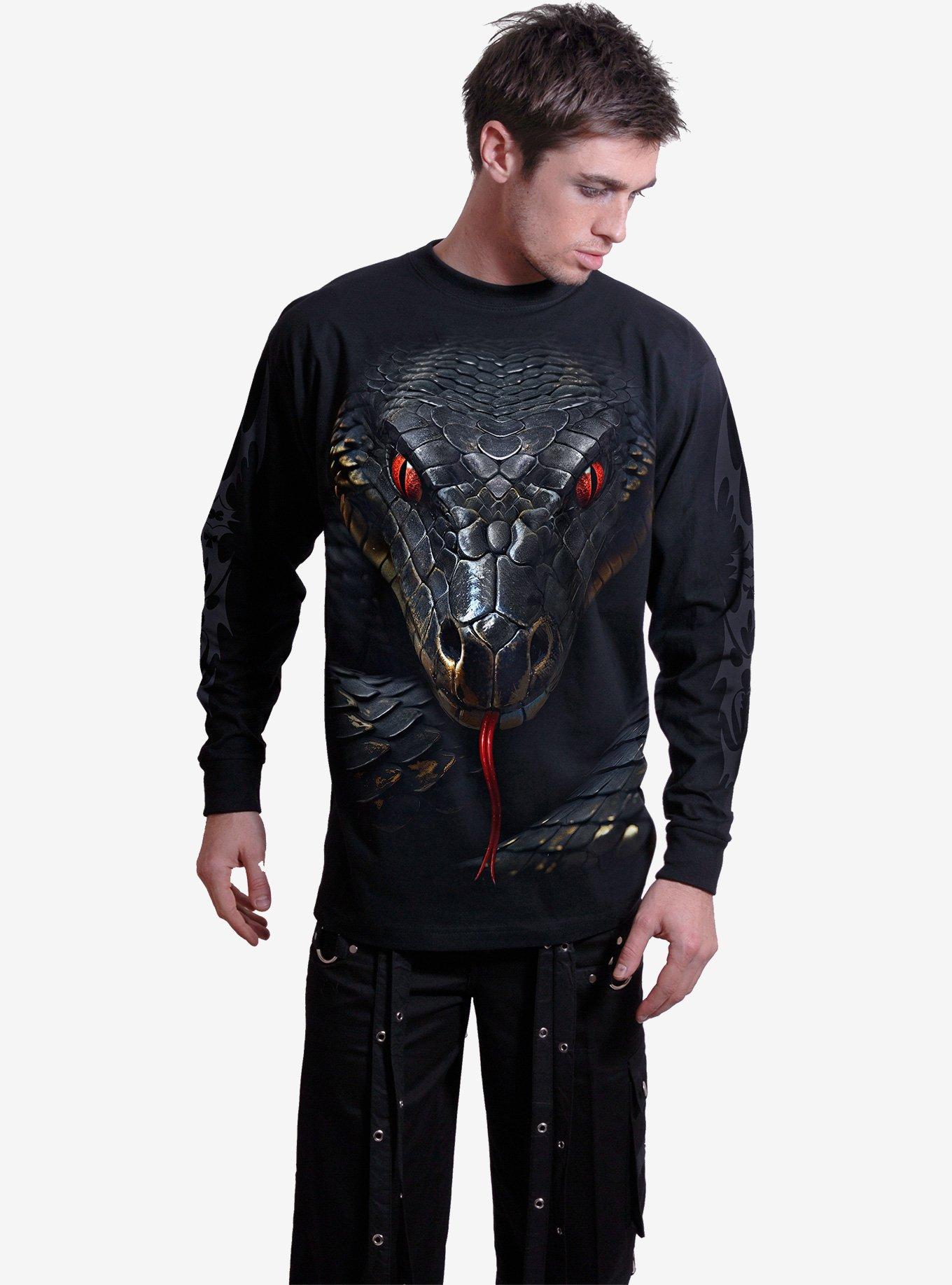 Basilisk Long Sleeve T-Shirt, BLACK, alternate