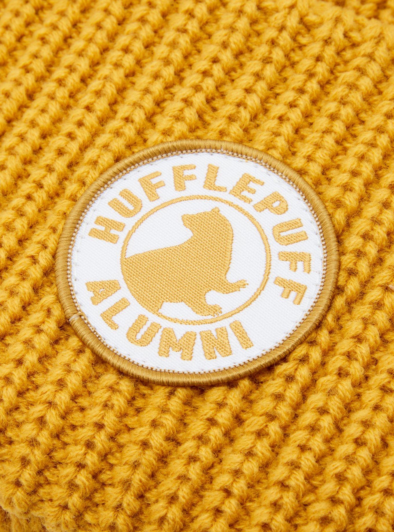 Harry Potter Hufflepuff Alumni Knit Beanie - BoxLunch Exclusive, , alternate