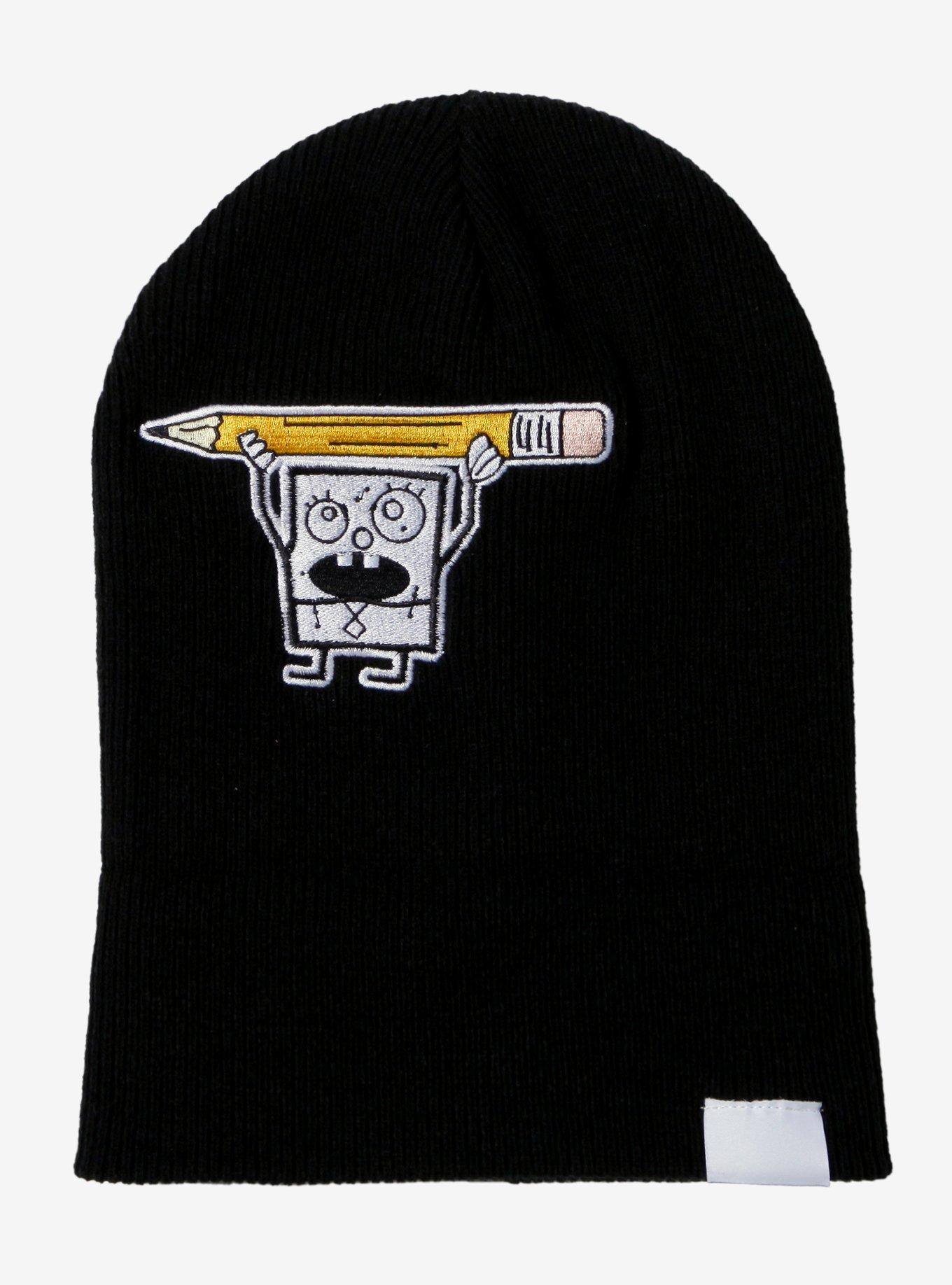 SpongeBob SquarePants DoodleBob Peekaboo Portrait Beanie - BoxLunch Exclusive, , alternate