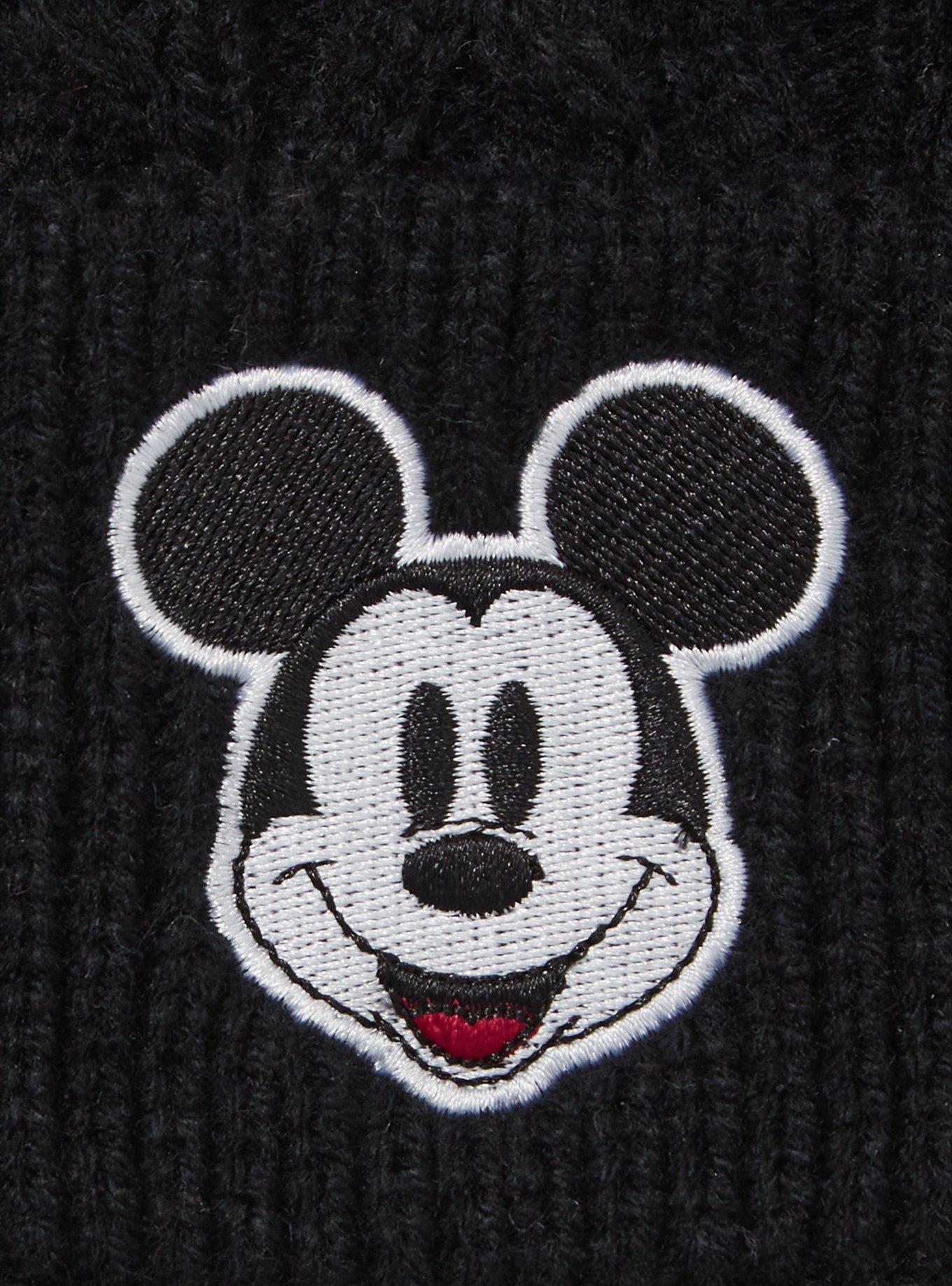 Disney Mickey Mouse Cable Knit Beanie &mdash; BoxLunch Exclusive, , alternate