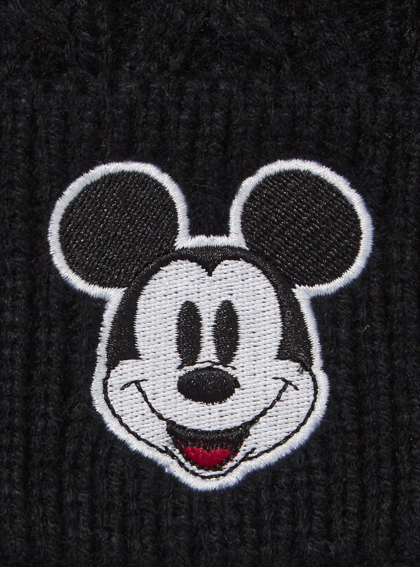 Disney Mickey Mouse Cable Knit Beanie — BoxLunch Exclusive, , alternate