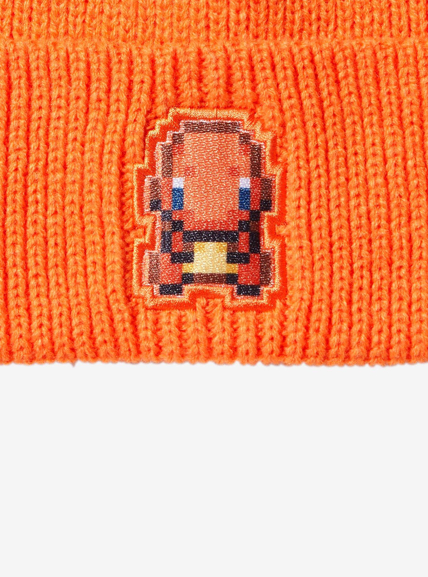 Pokémon Charmander Pixel Knit Beanie — BoxLunch Exclusive, , alternate