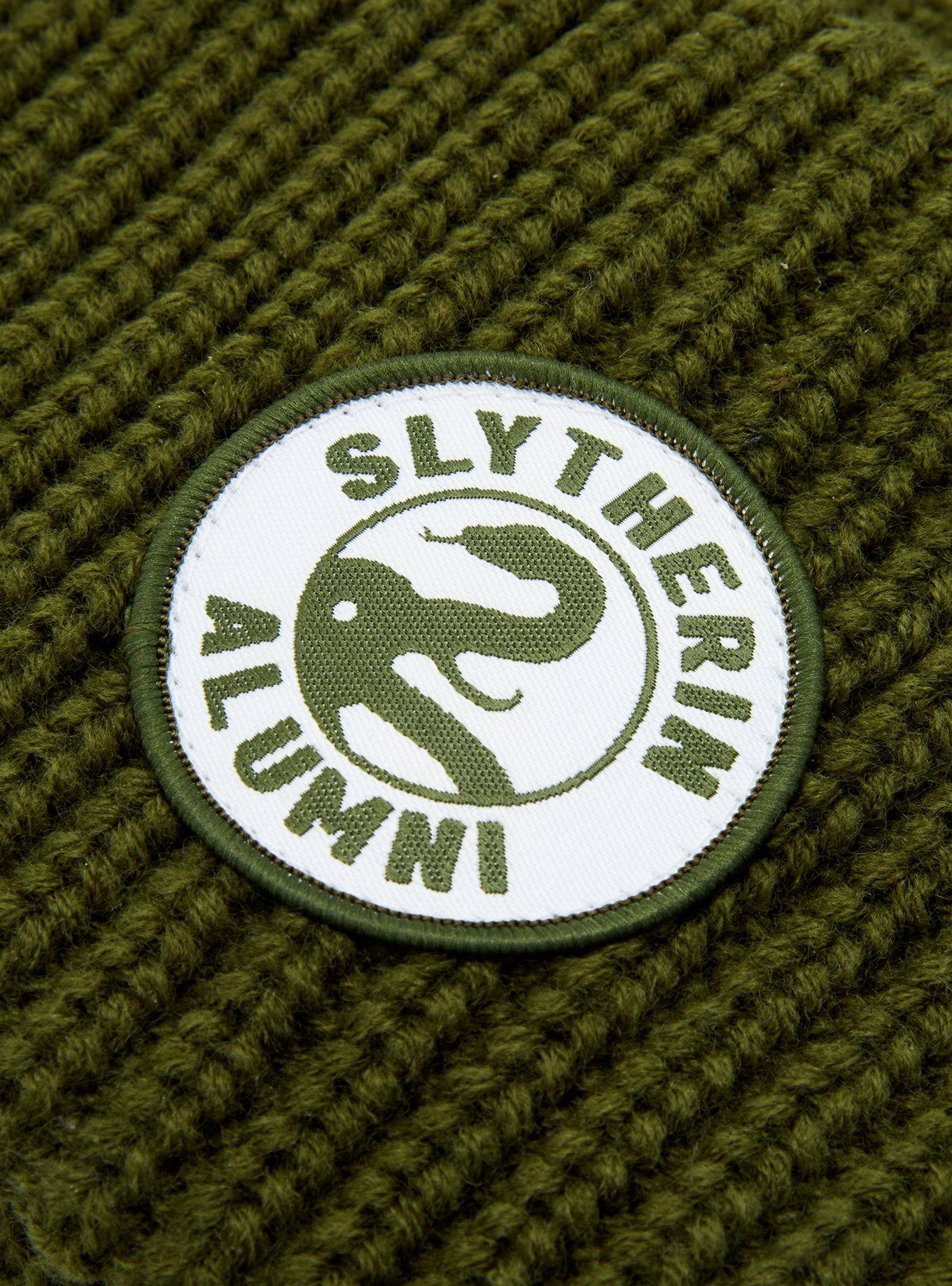 Harry Potter Slytherin Alumni Knit Beanie - BoxLunch Exclusive, , alternate