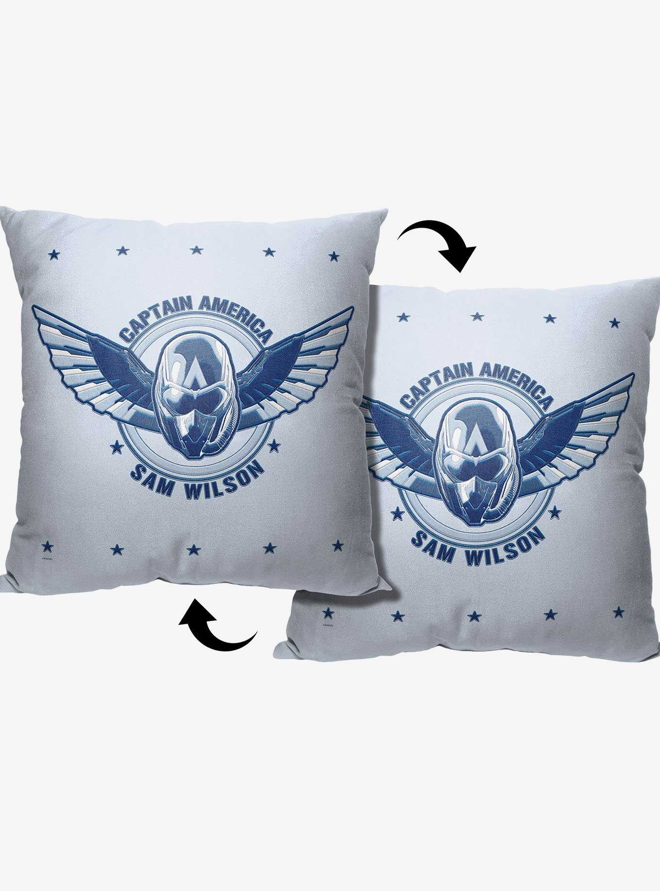 Marvel Captain America Sam Wilson Printed Throw Pillow, , hi-res