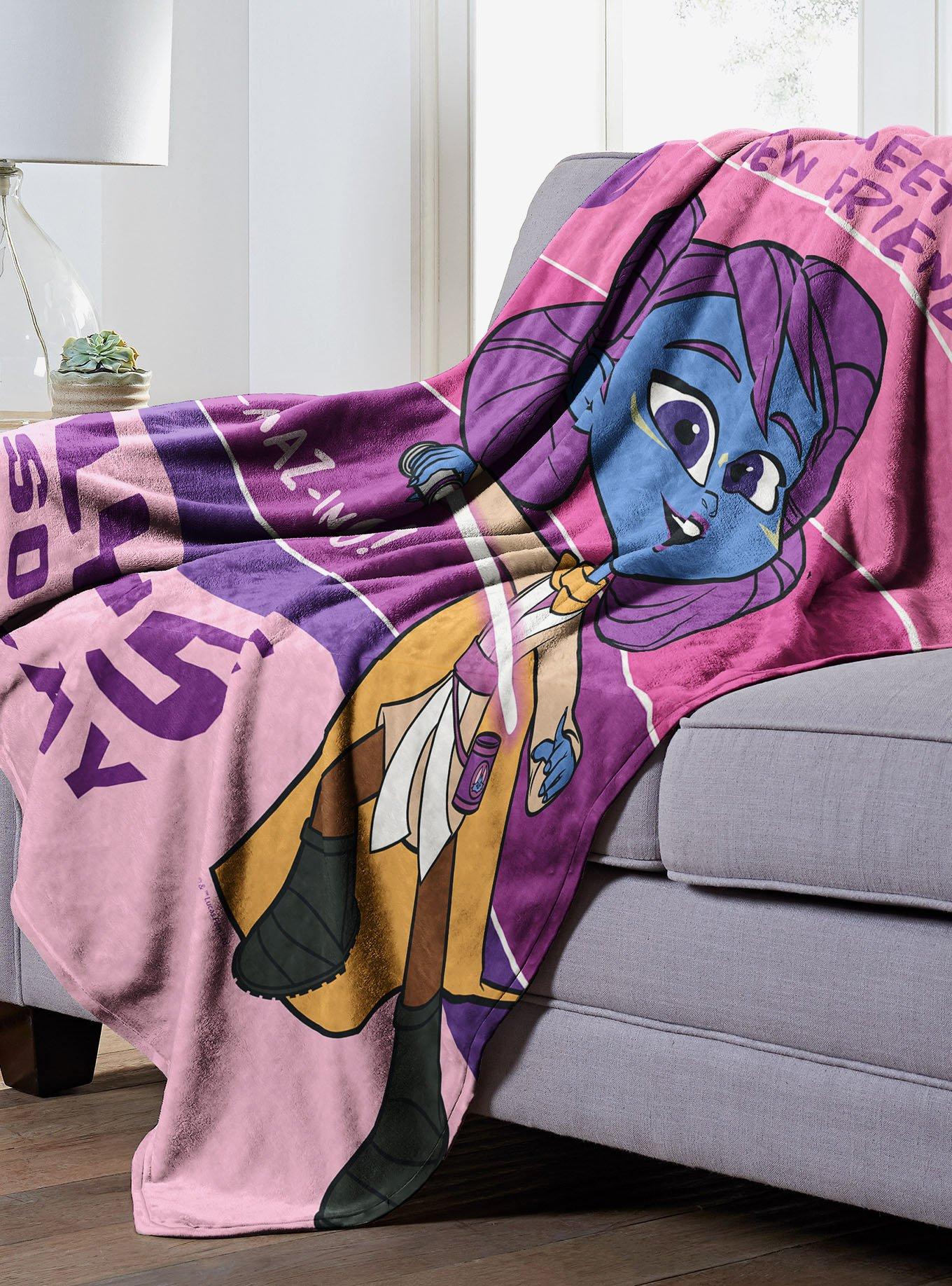 Star Wars Young Jedi Lys Solay Silk Touch Blanket, , hi-res