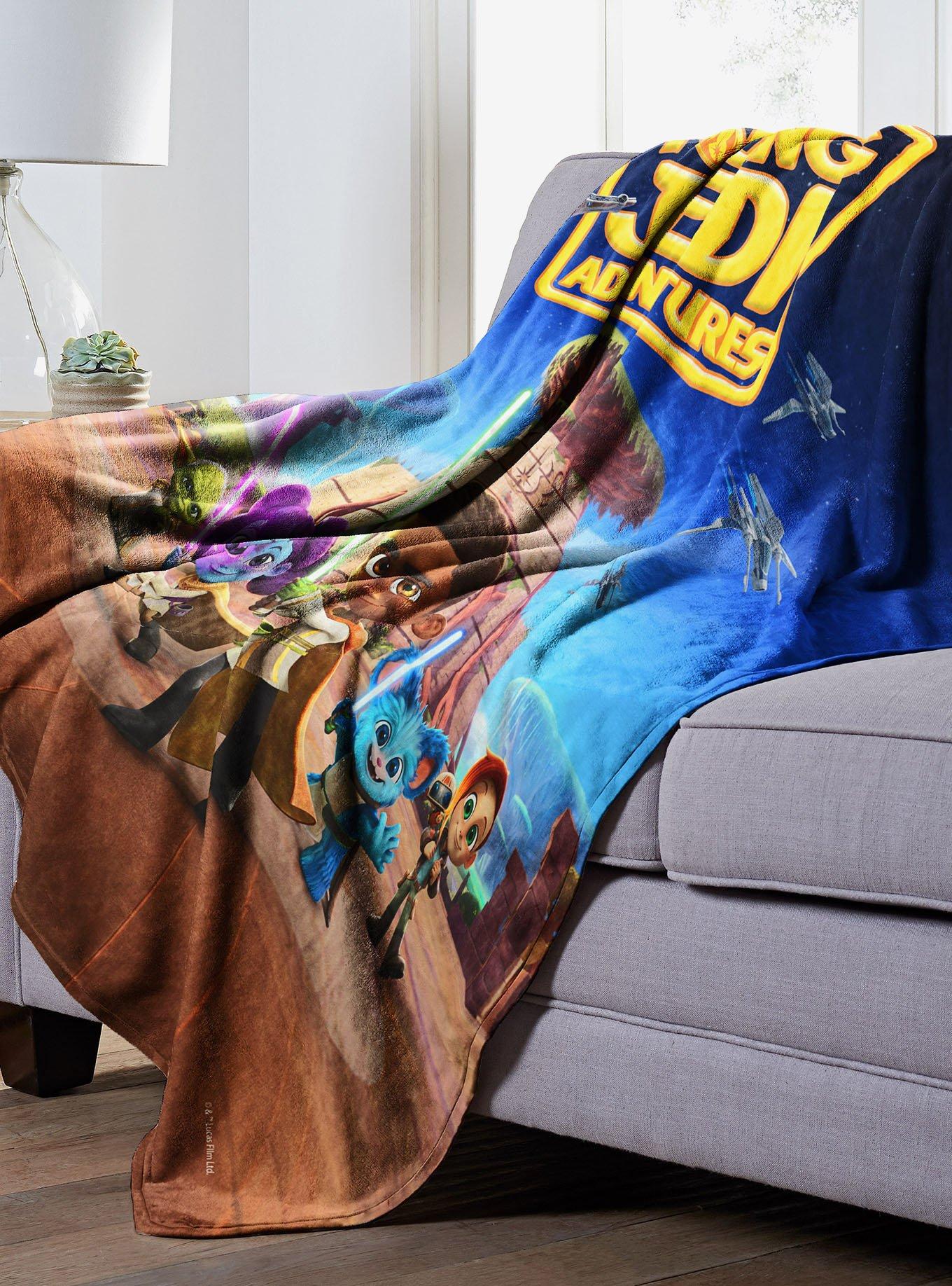 Star Wars Young Jedi Young Jedi Adventures Silk Touch Blanket, , hi-res