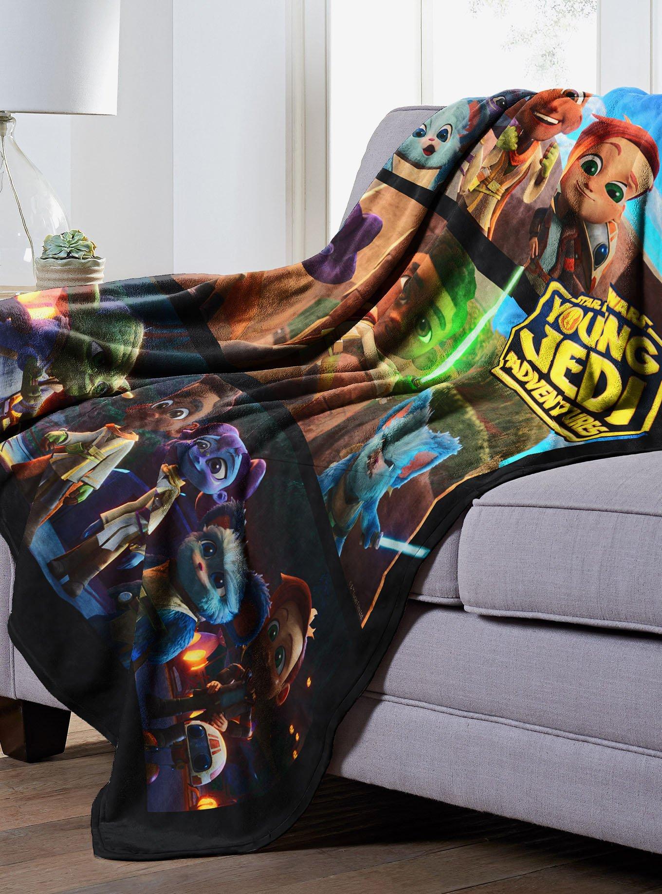 Star Wars Young Jedi Let's Go! Silk Touch Blanket, , hi-res