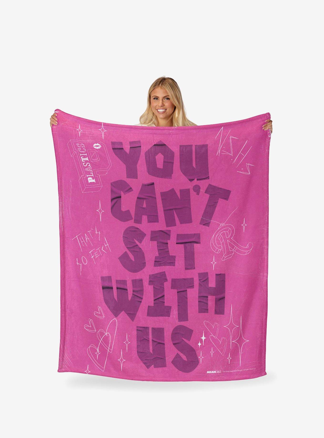 Mean Girls Can't Sit With Us Silk Touch Blanket, , hi-res