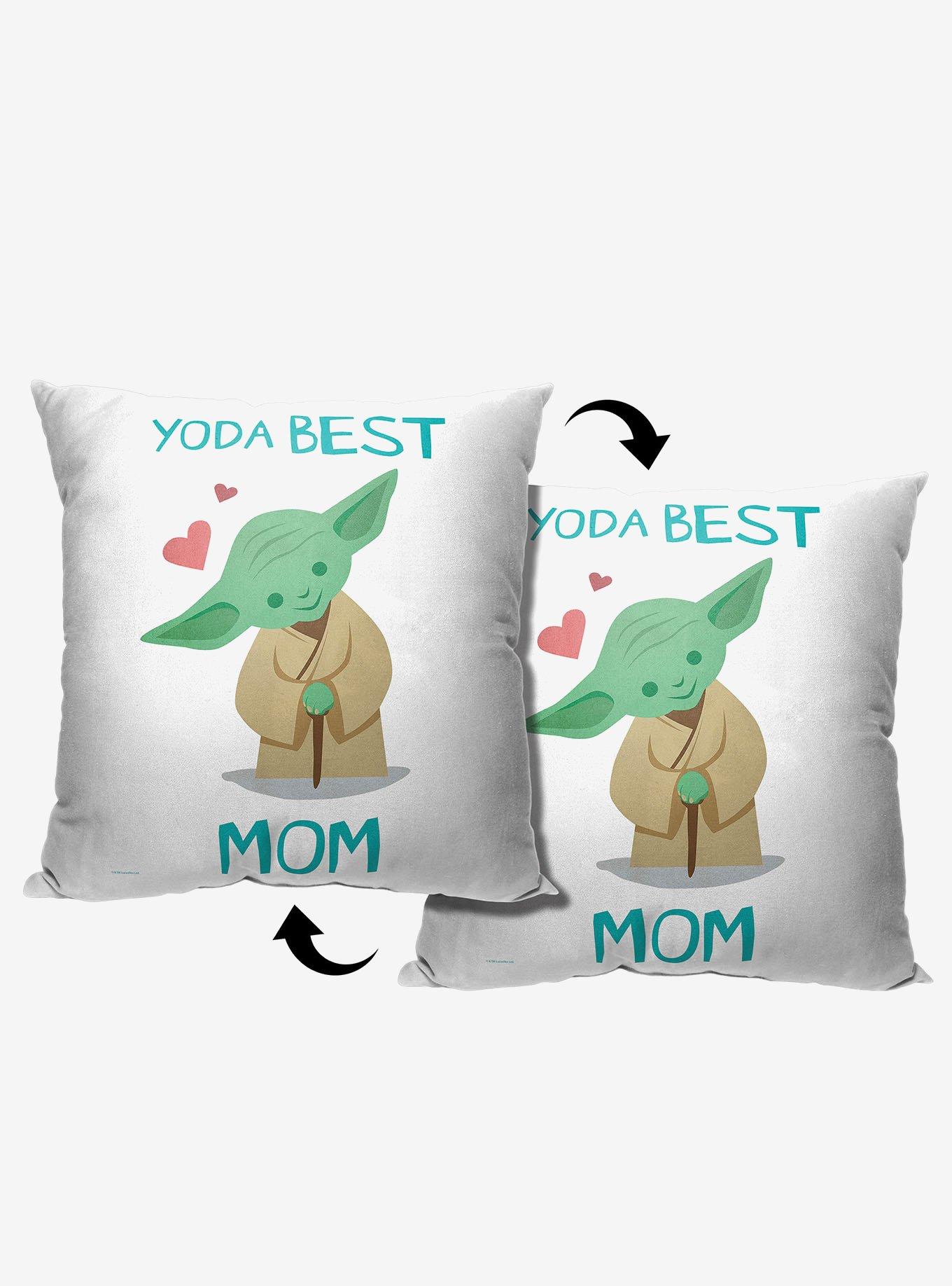 Star Wars Classic Yoda Best Mom Printed Pillow