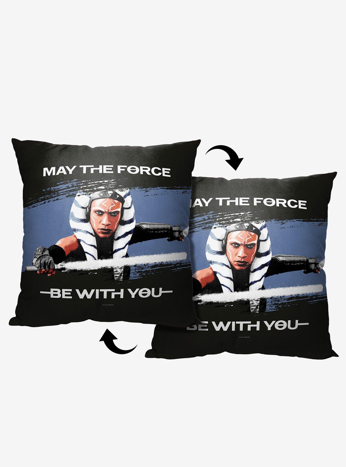 Star Wars Ahsoka May the Force Printed Throw Pillow, , hi-res