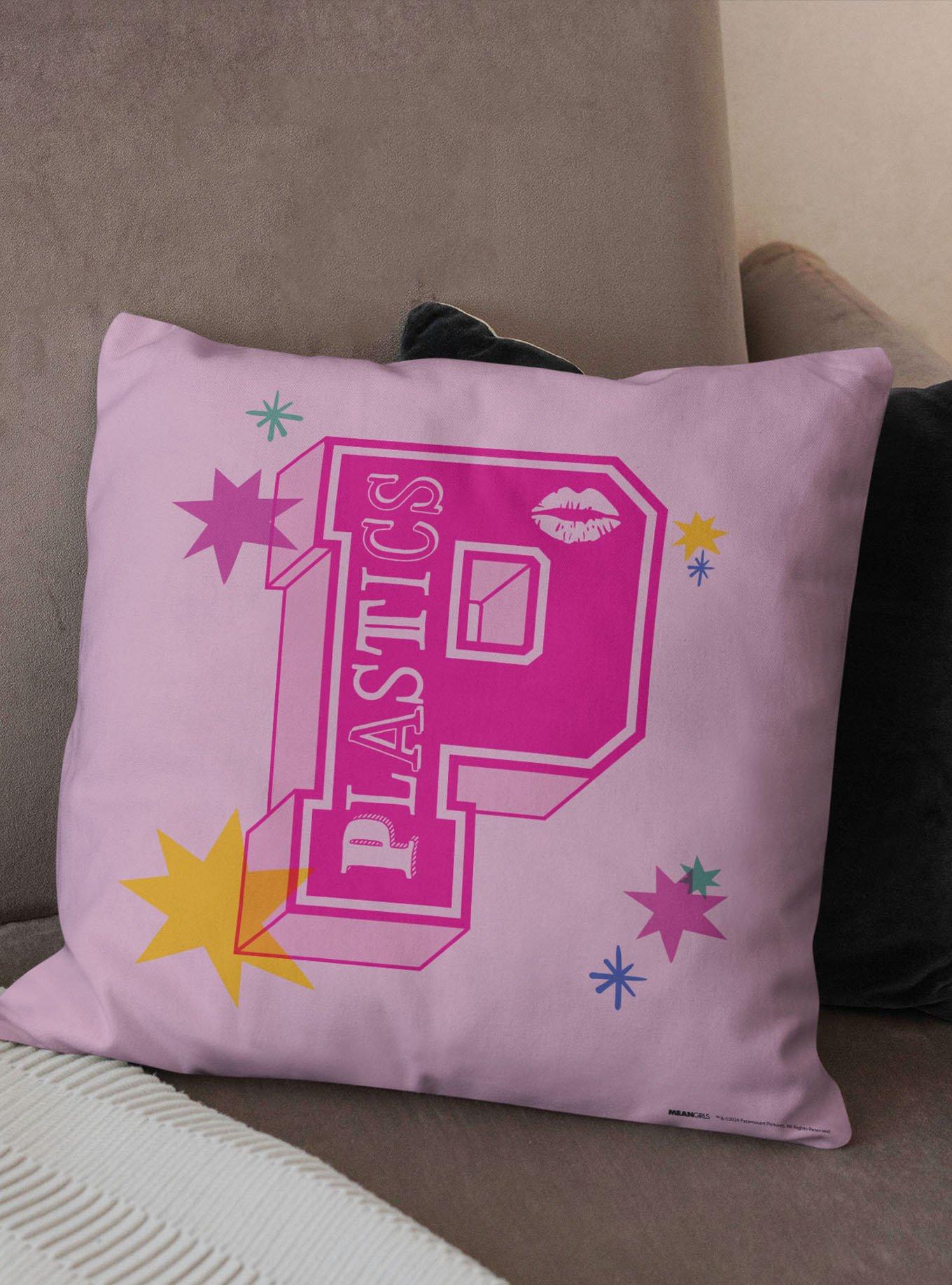 Mean Girls Go Plastics Printed Throw Pillow, , hi-res