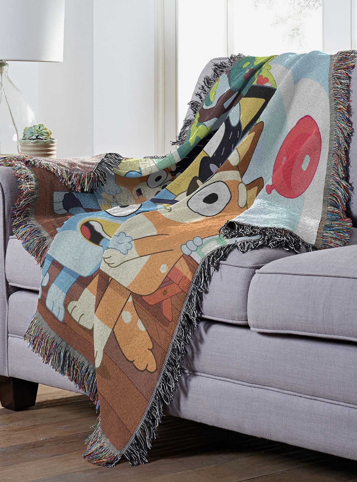 Bluey Family Day Tapestry Throw, , hi-res