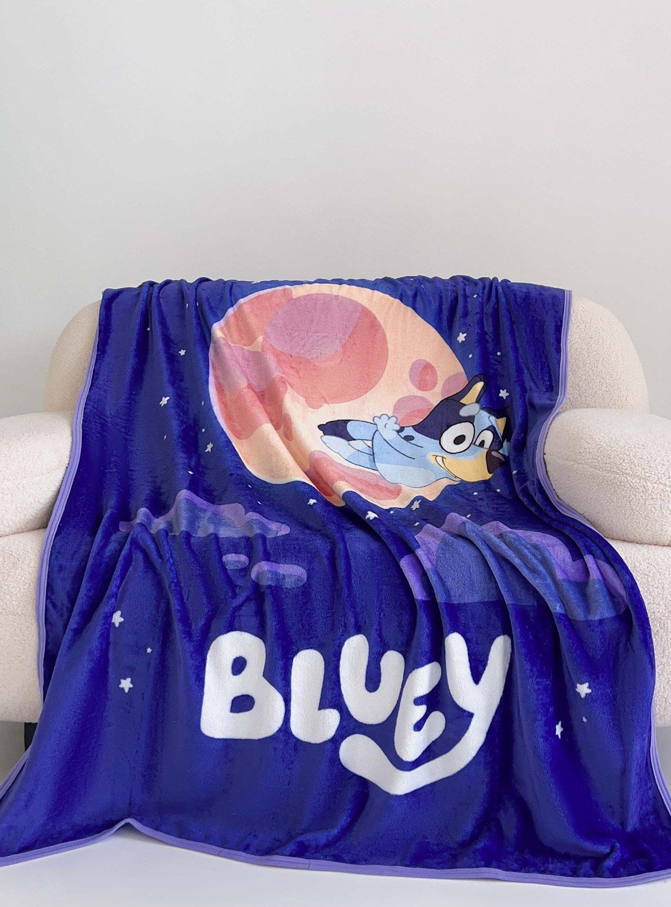 Bluey Over the Moon Micro Raschel Blanket, , hi-res