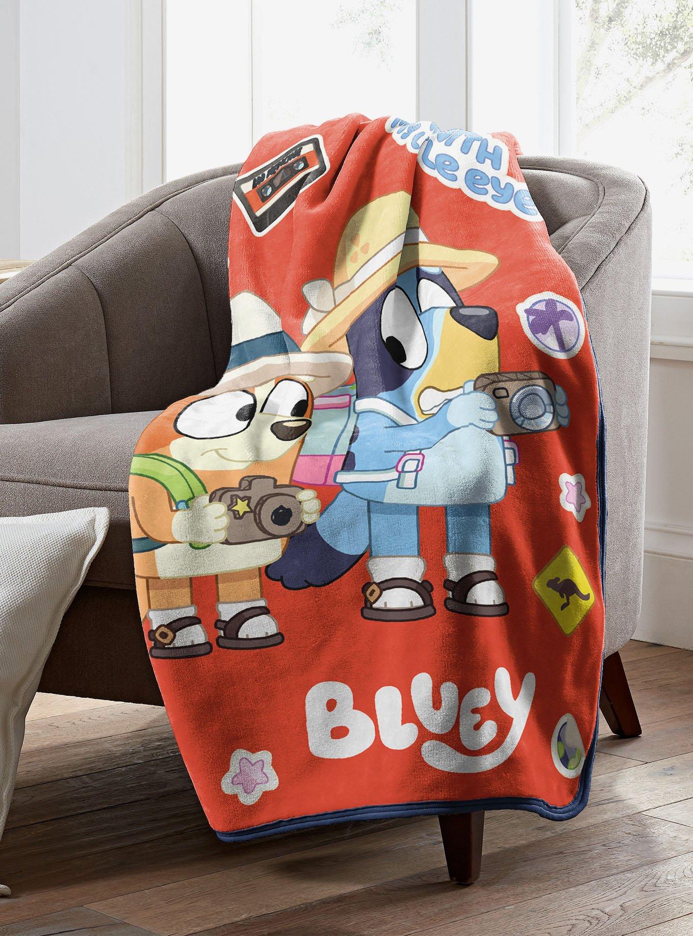 Bluey Road Trip Silk Touch Blanket, , hi-res