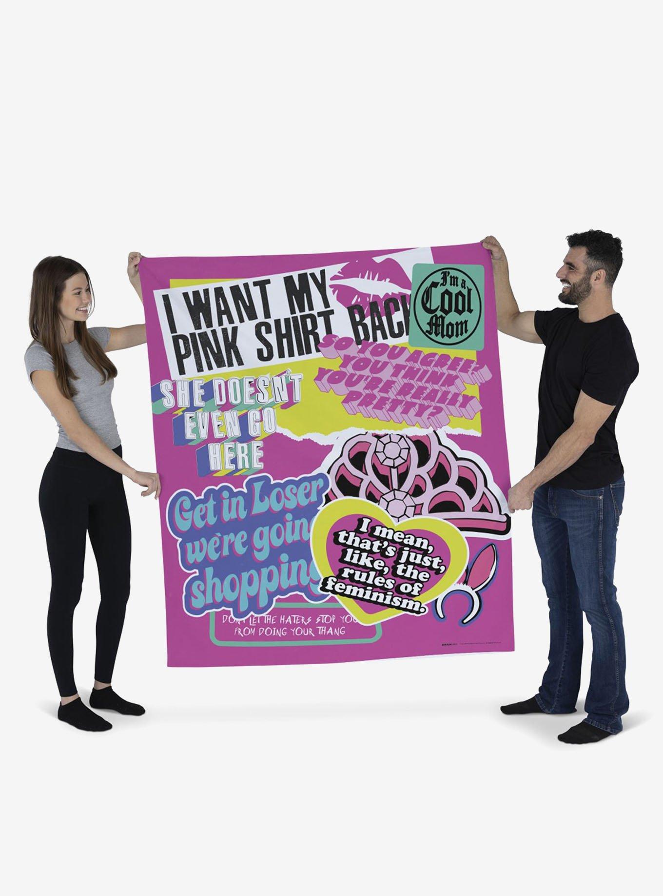 Mean Girls Girl Talk Printed Wall Tapestry, , hi-res