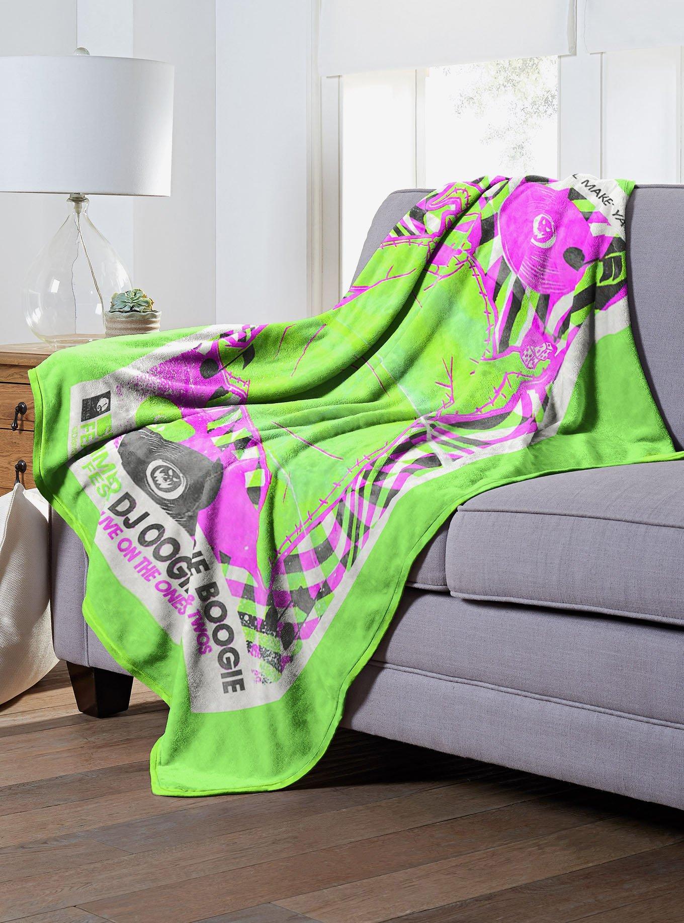 Disney Nightmare Before Christmas DJ Oogie Boogie Silk Touch Blanket, , hi-res