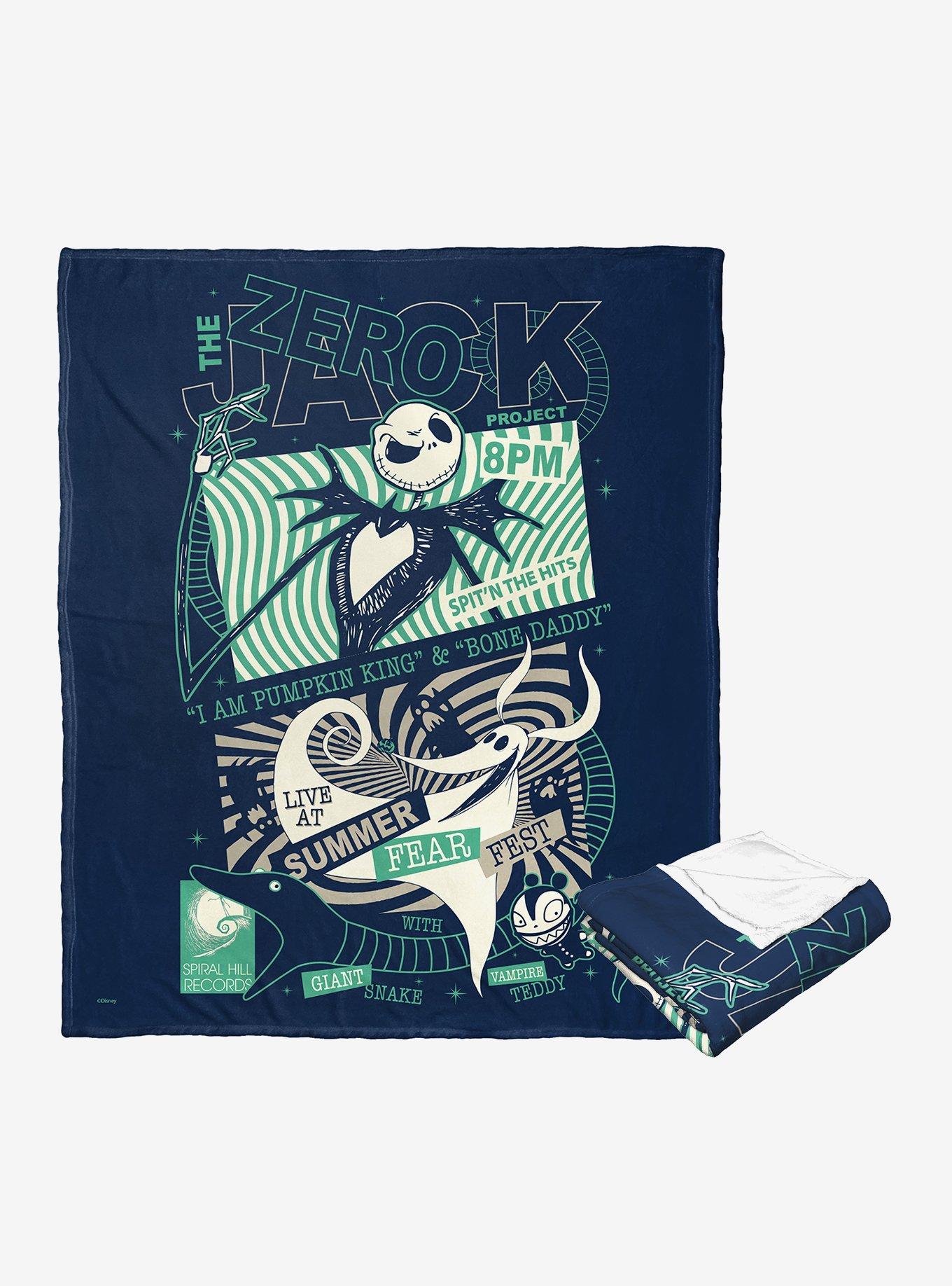 Disney Nightmare Before Christmas Jack Zero Silk Touch Blanket, , hi-res