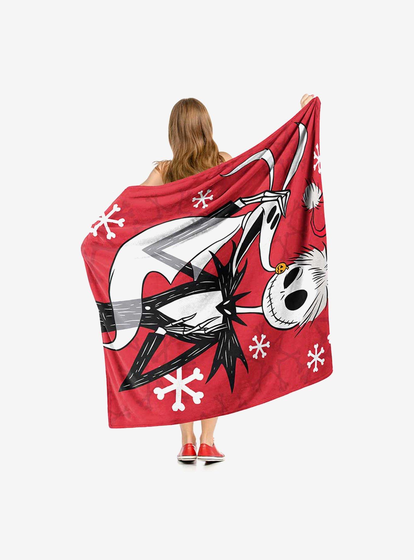 Disney Nightmare Before Christmas Merry Madness Silk Touch Blanket, , hi-res