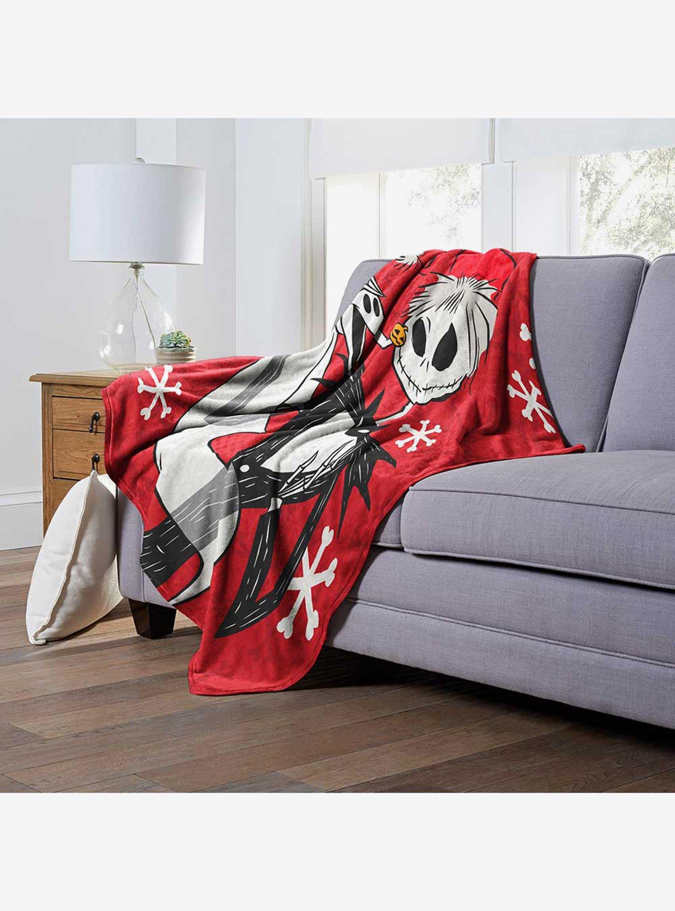 Disney Nightmare Before Christmas Merry Madness Silk Touch Blanket, , alternate