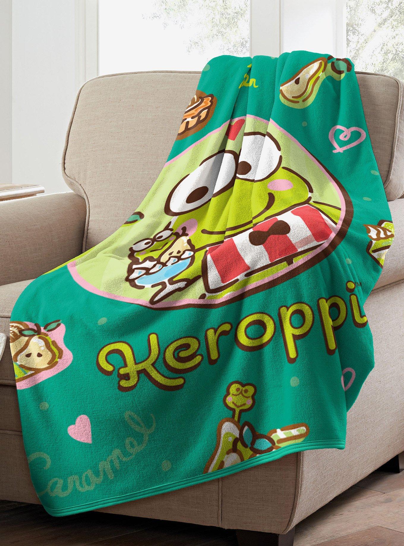 Keroppi Pears Please Micro Raschel Blanket, , hi-res