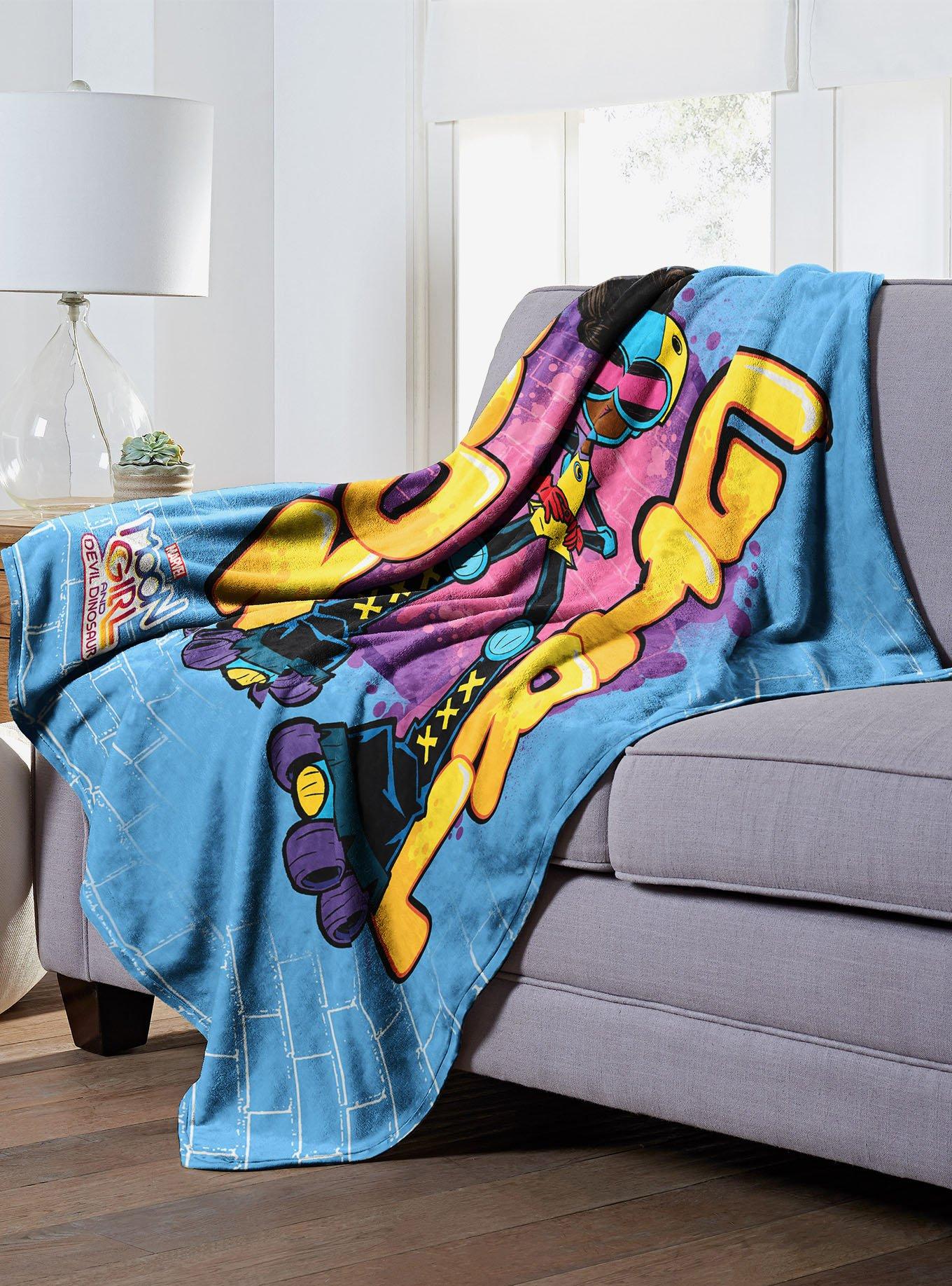 Marvel Moon Girl Silk Touch Blanket, , hi-res