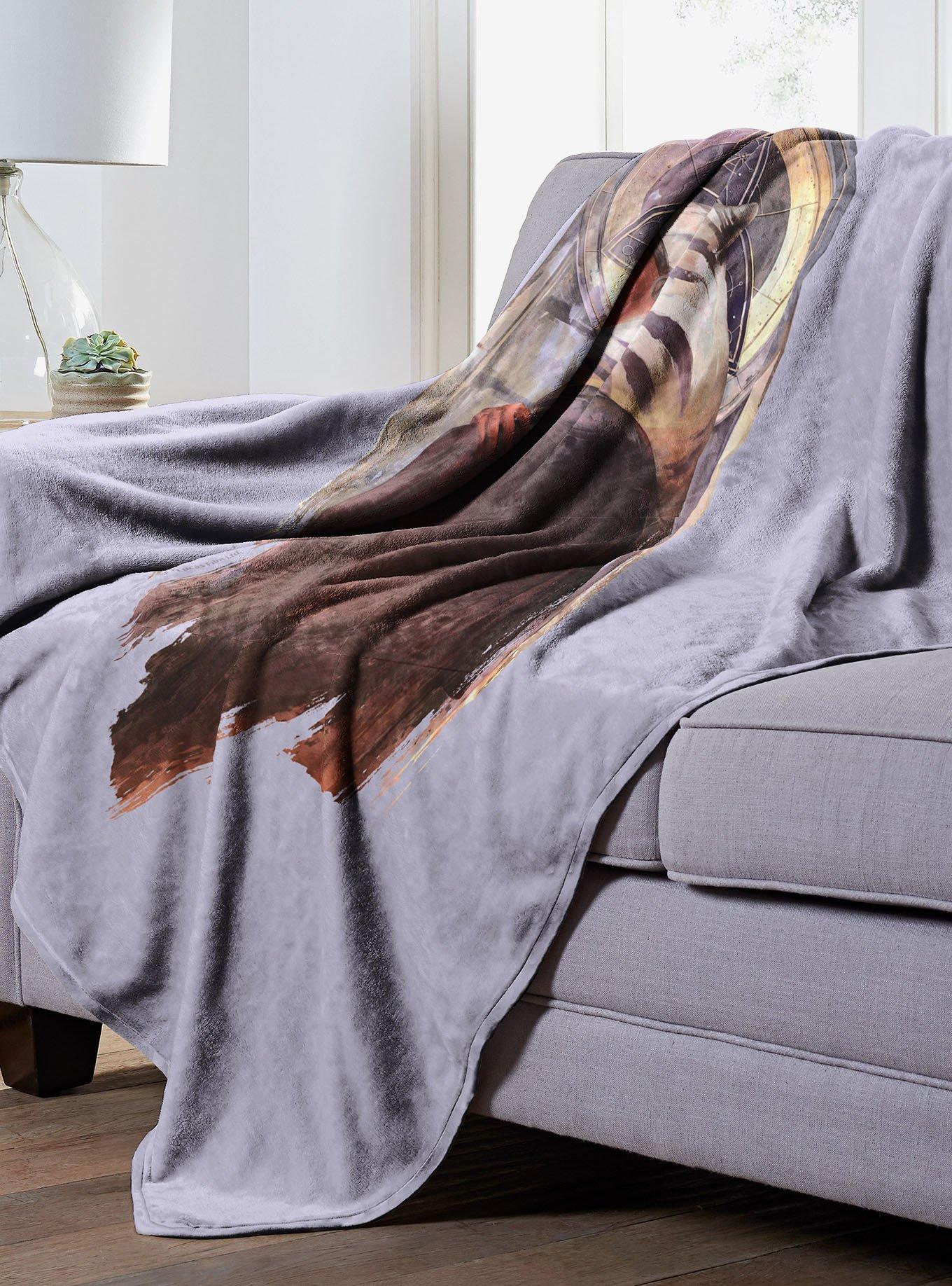 Star Wars Ahsoka Protecting the Vulnerable Silk Touch Blanket, , hi-res