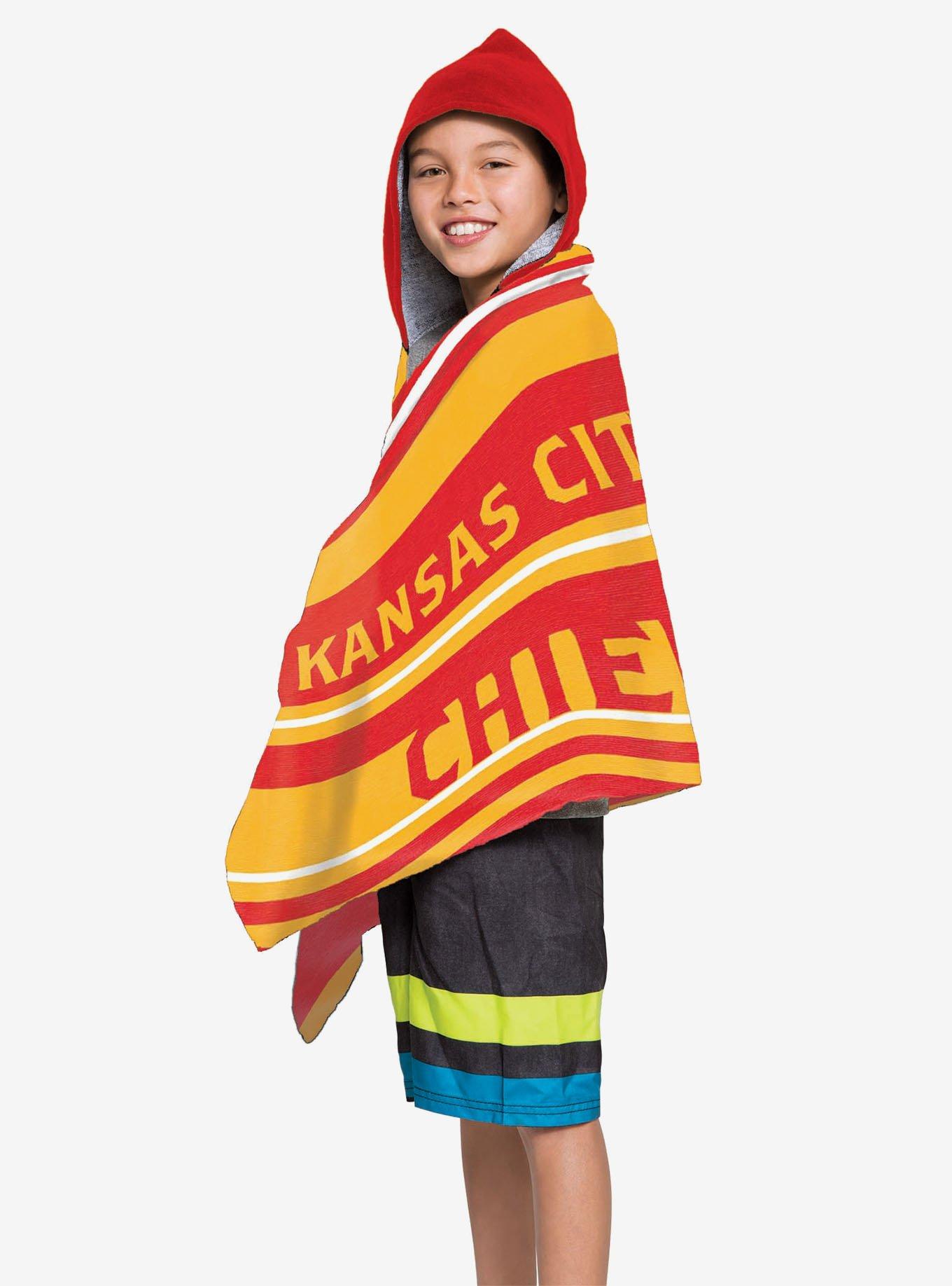 NFL Chiefs Juvy Hooded Towel, , hi-res