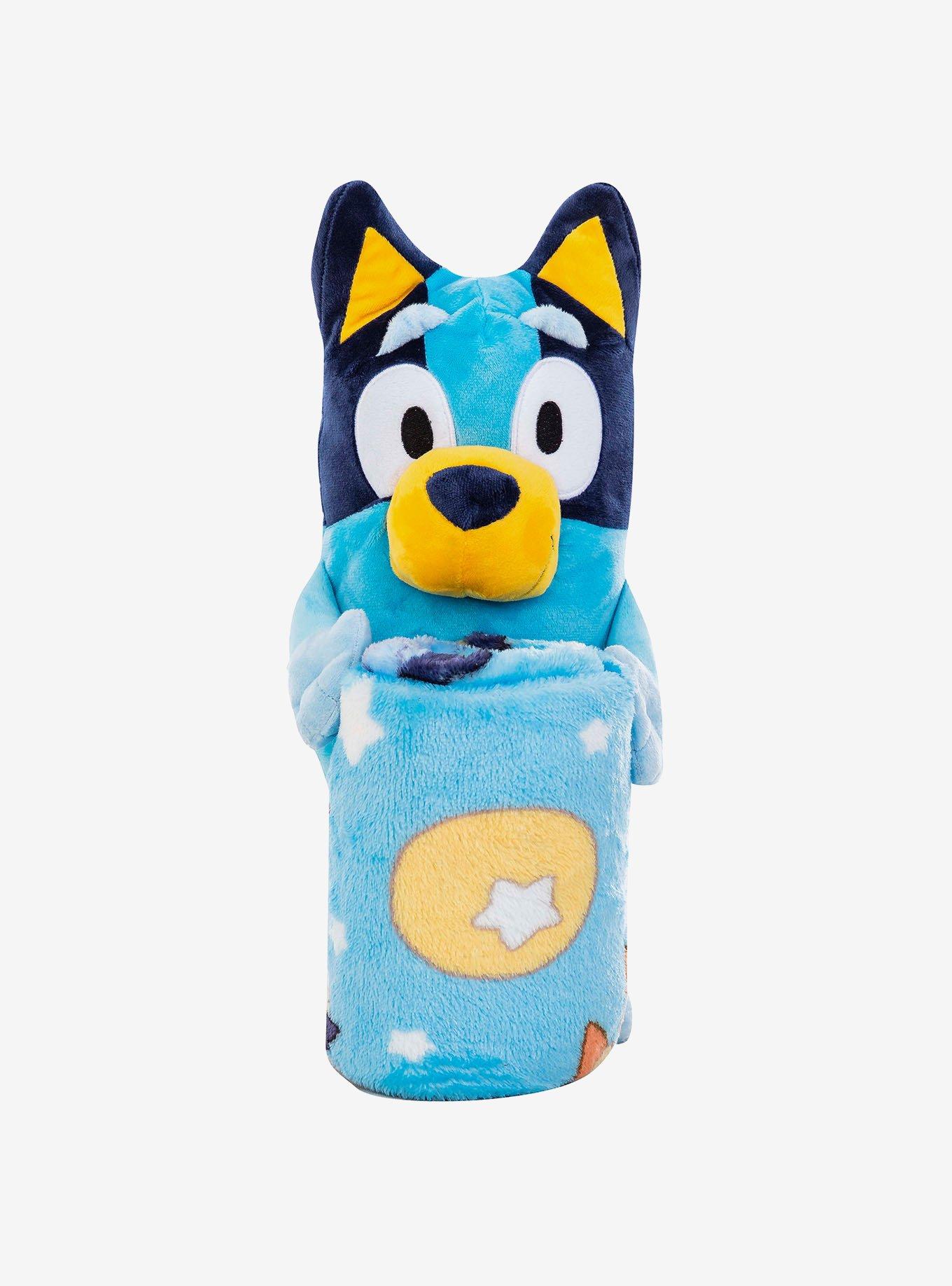 Bluey Hooray Silk Touch Blanket with Hugger, , alternate