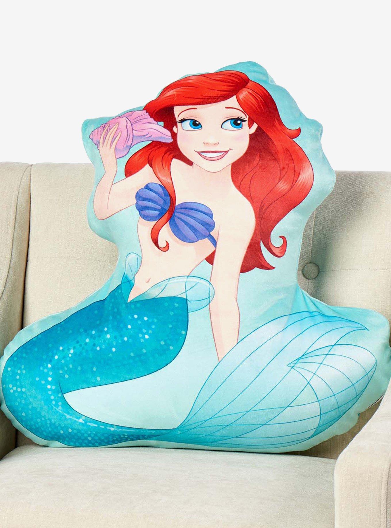 Disney the Little Mermaid Pastel Ariel Cloud Pal Pillow, , alternate