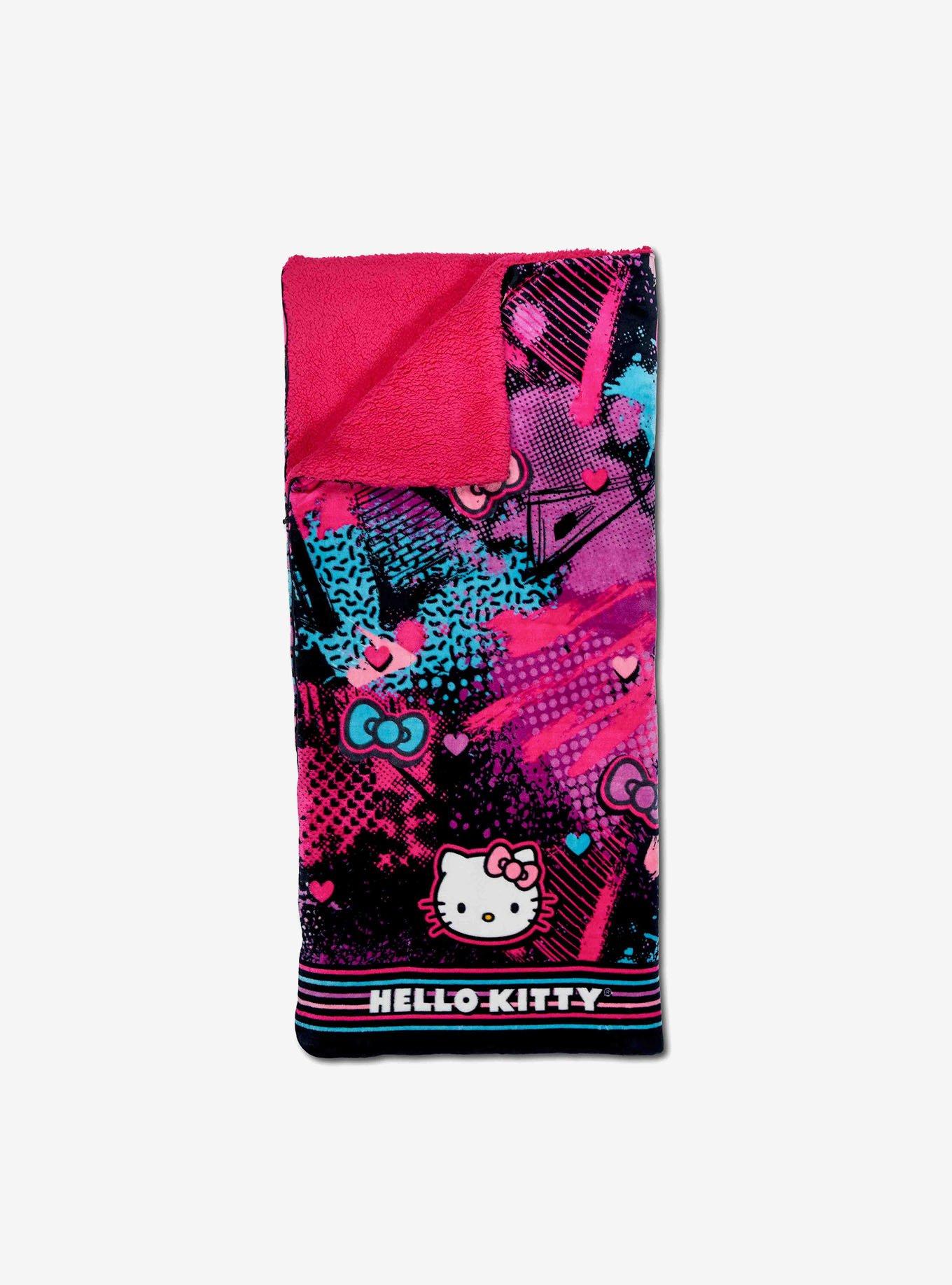 Hello Kitty Slumber Kitty Cloud Sherpa Slumber Bag, , hi-res