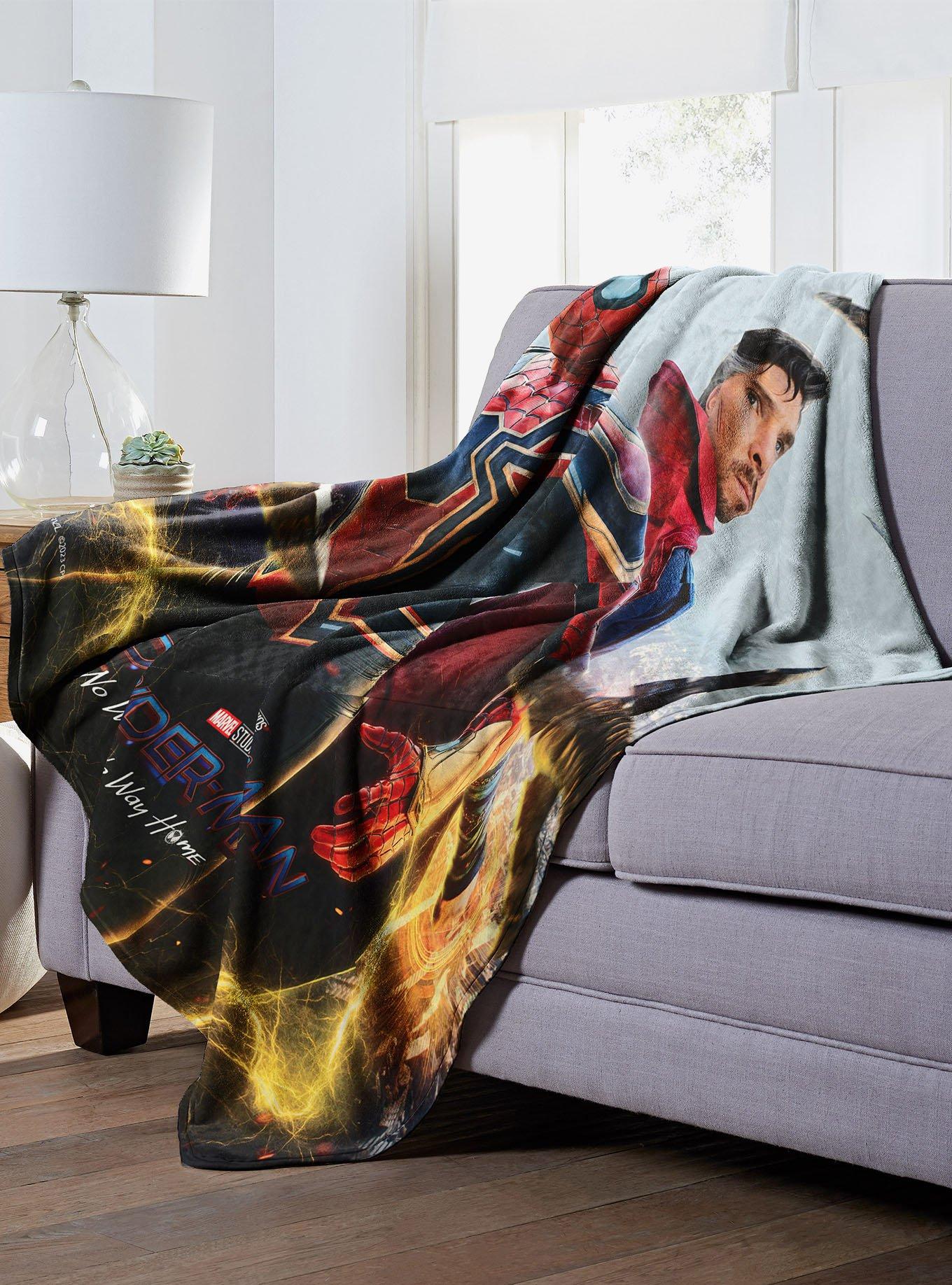 Marvel Spider-Man Strange Spidey Silk Touch Blanket, , hi-res