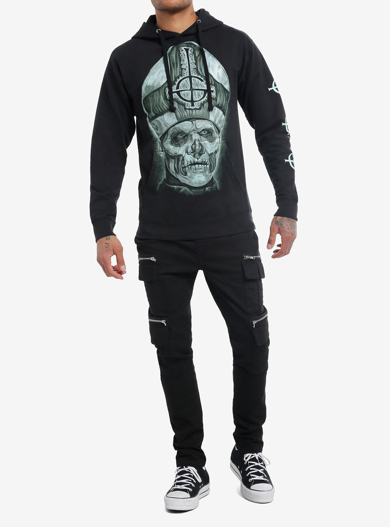 Ghost Papa Emeritus Glow In The Dark Hoodie, , hi-res