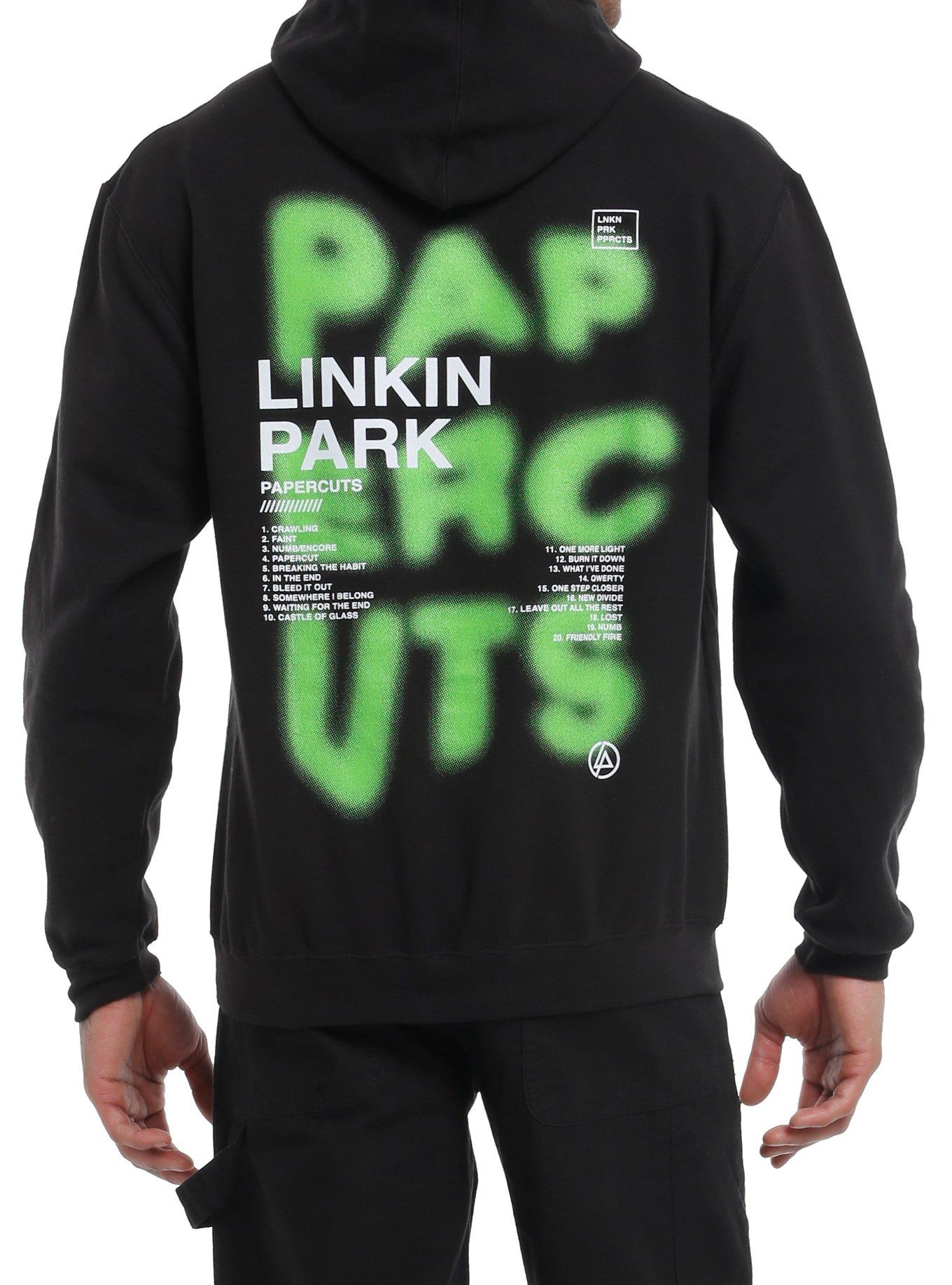 Linkin Park Papercuts Tracklist Hoodie, BLACK, alternate