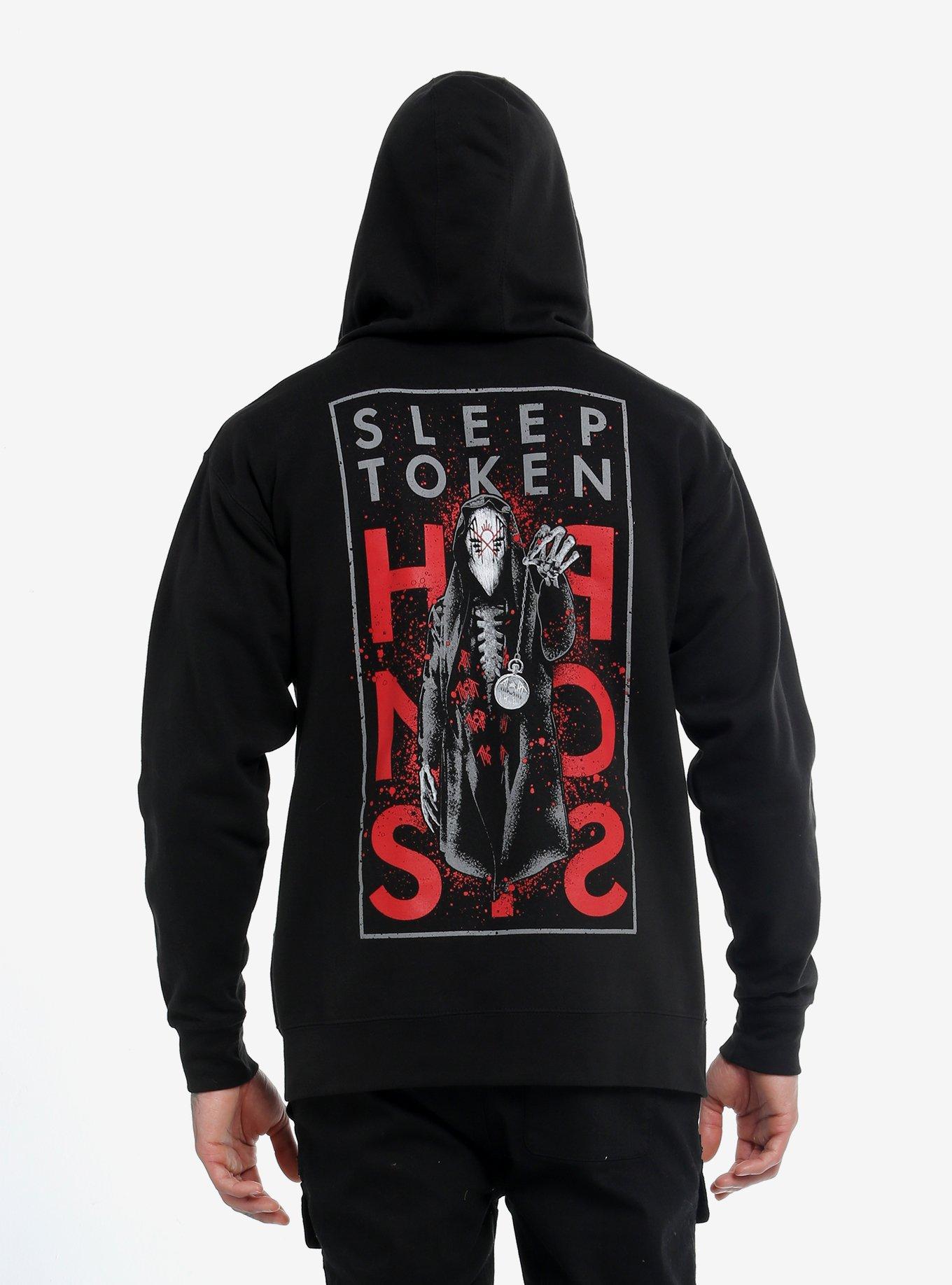Sleep Token Hypnosis Zip-Up Hoodie, BLACK, alternate