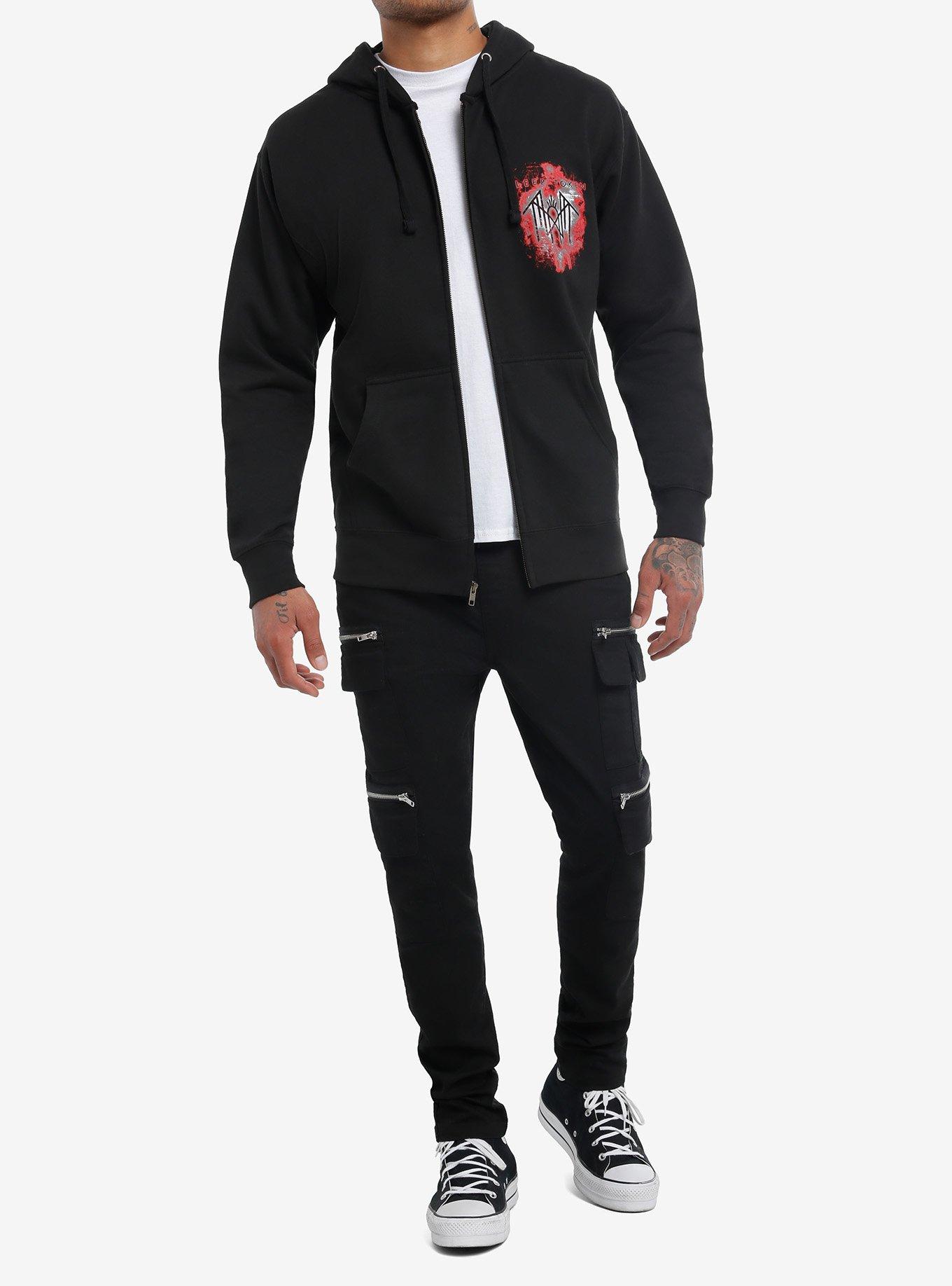 Sleep Token Hypnosis Zip-Up Hoodie, BLACK, alternate