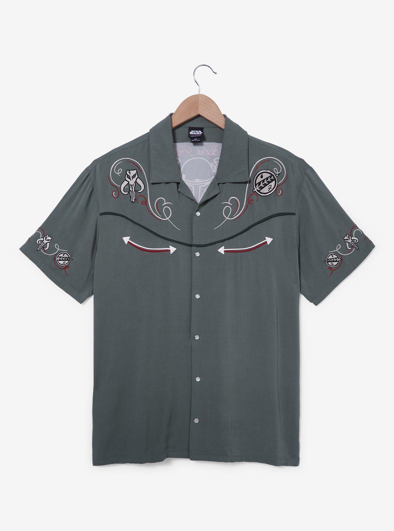 Star Wars Boba Fett Icons Woven Button-Up, MULTI, alternate