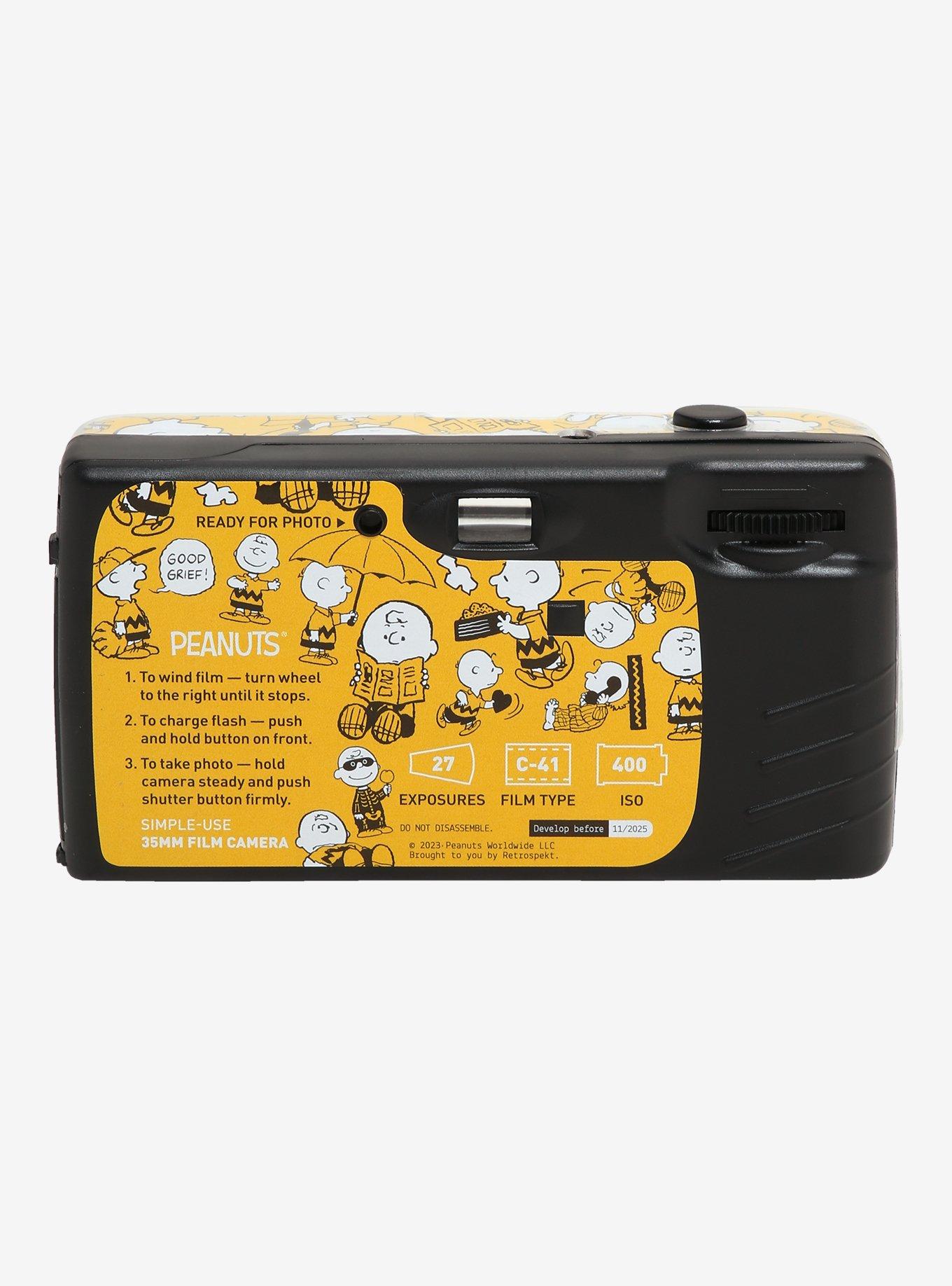 Retrospekt Peanuts Charlie Brown Allover Print 35MM Camera, , alternate