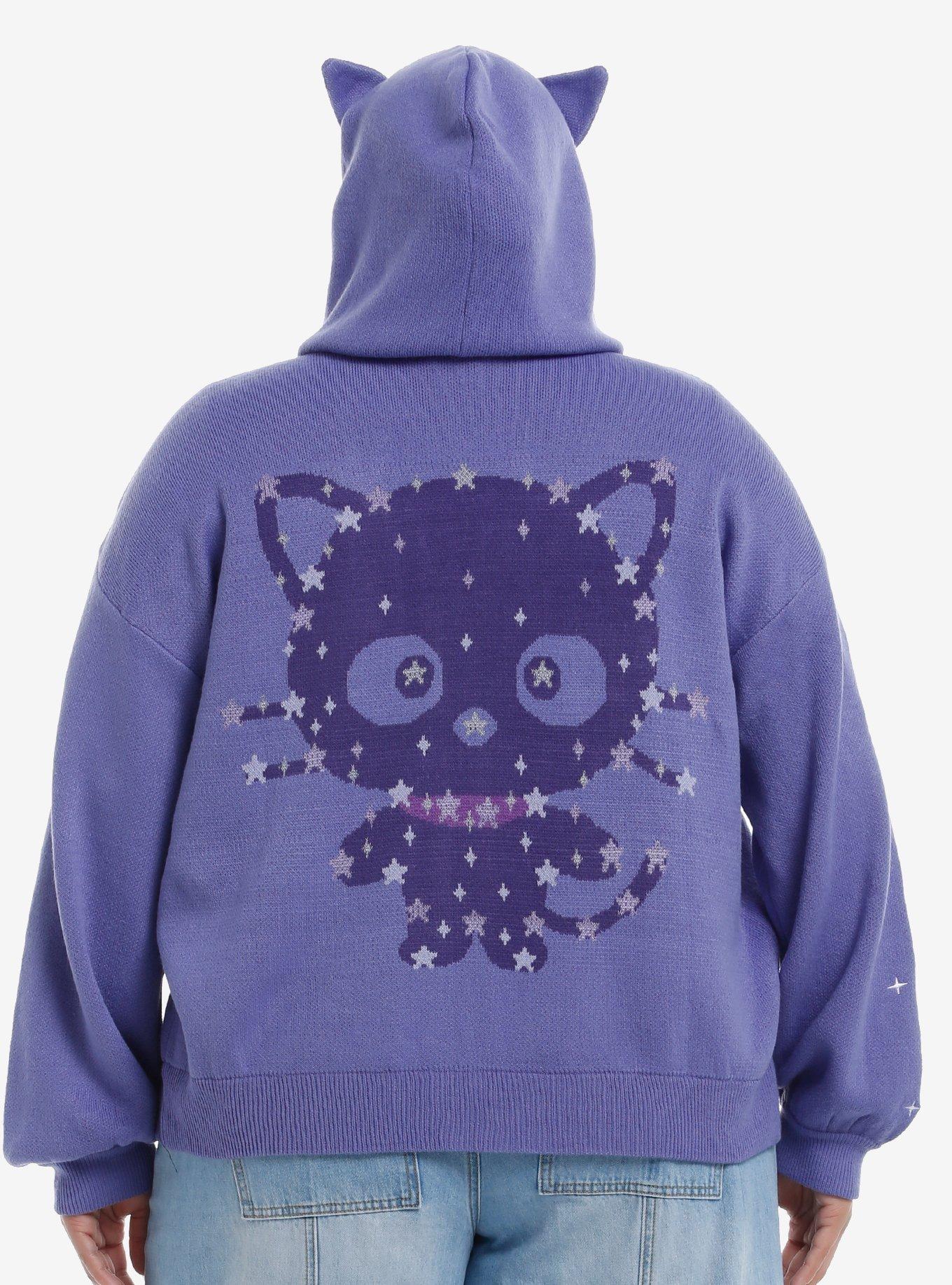 Chococat Stars Skimmer Girls Hoodie Plus Size, , hi-res