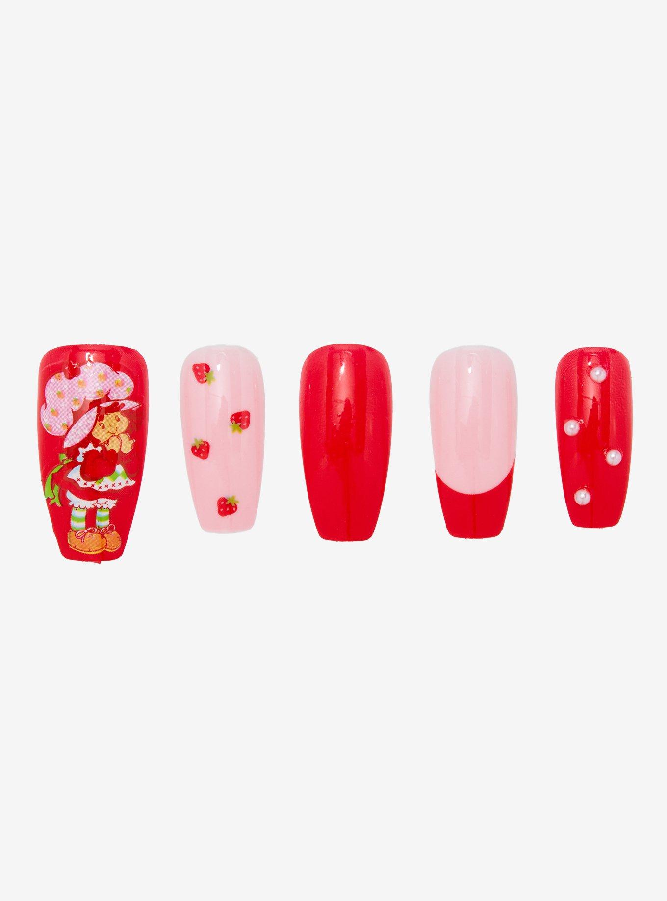 Strawberry Shortcake Strawberry Press On Nails, , hi-res